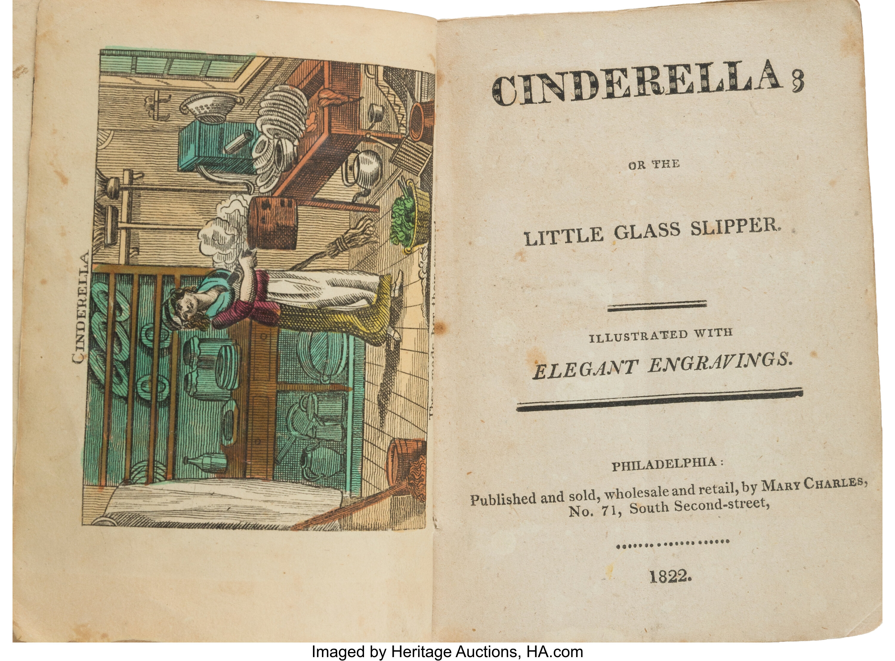 Charles Perrault]. Cinderella; or the Little Glass Slipper. | Lot #45100 |  Heritage Auctions