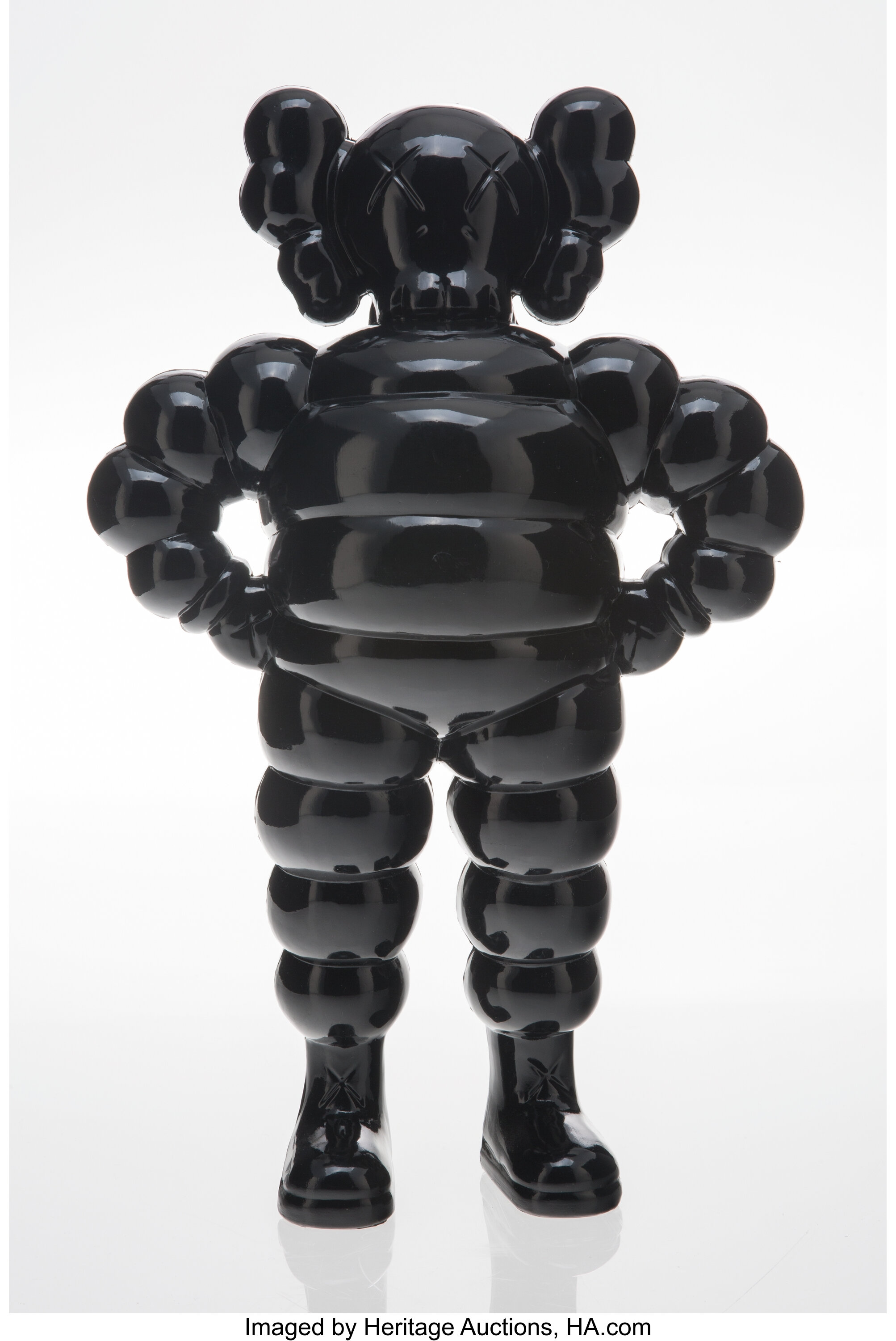 Kaws B 1974 Chum Black 02 Cast Resin 12 5 8 X 8 1 4 X Lot Heritage Auctions