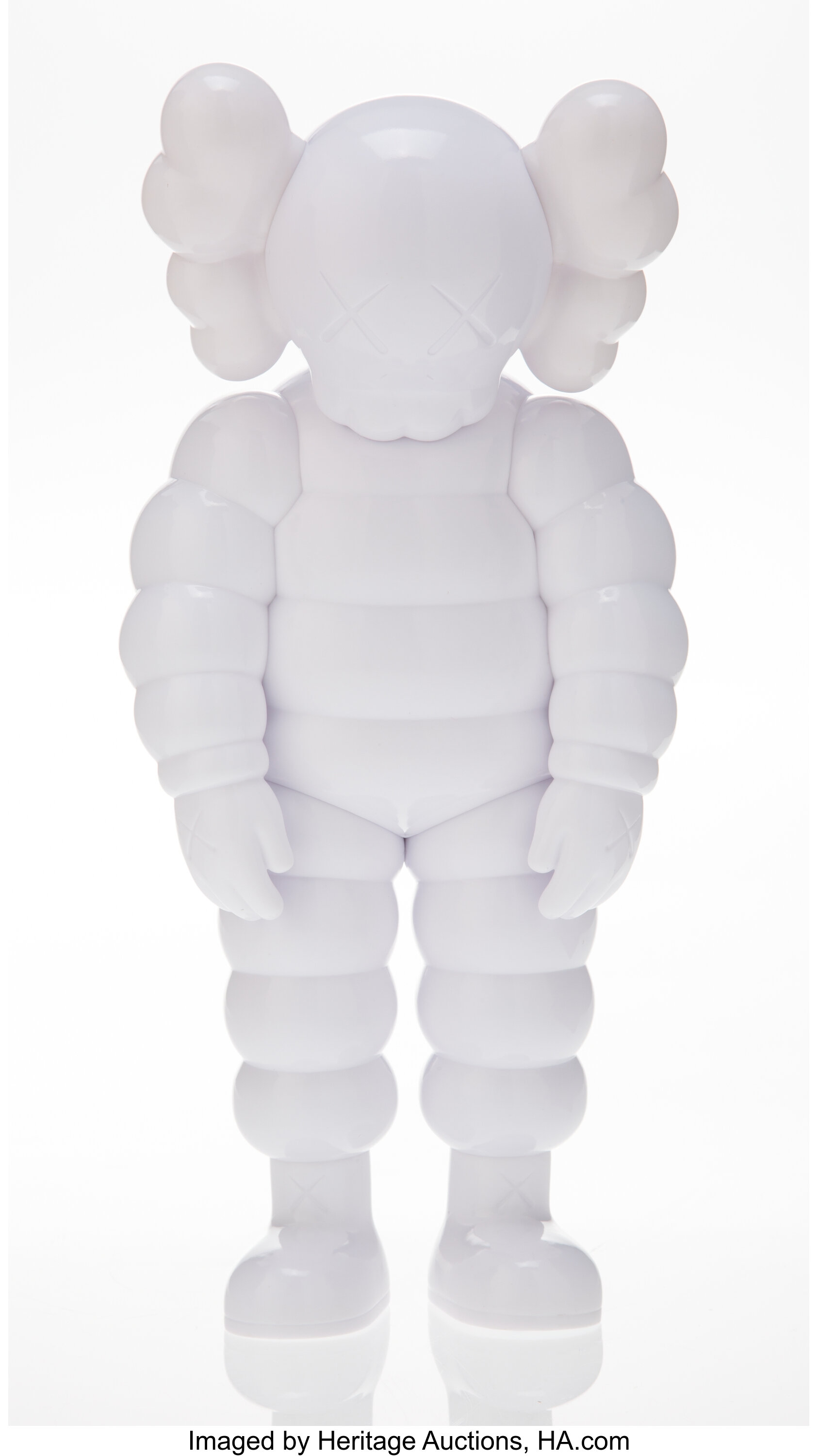 KAWS (b. 1974). What Party (White), 2020. Painted cast vinyl