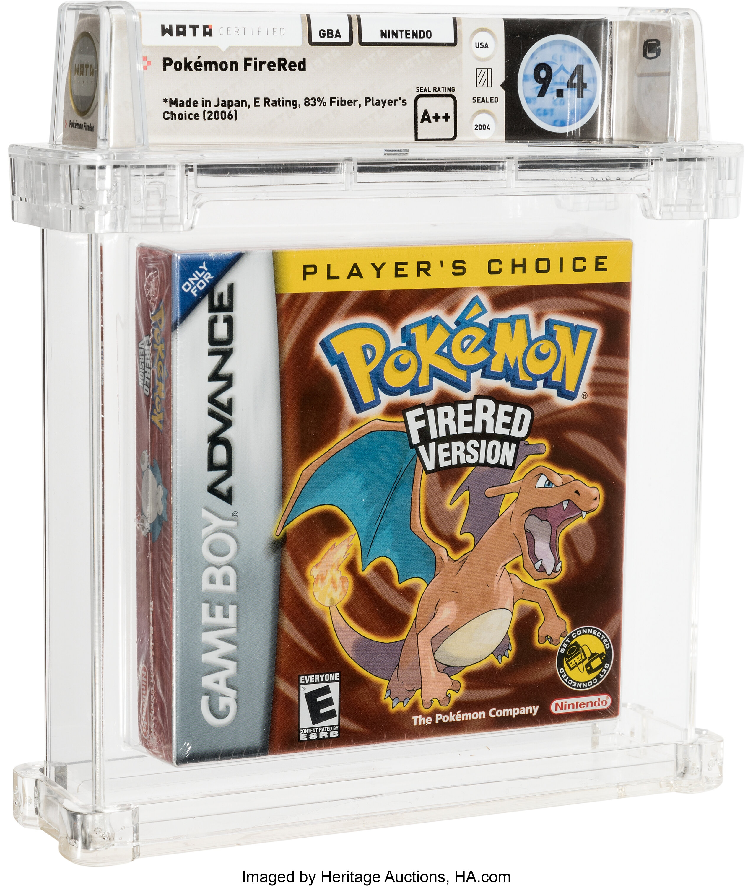 Pokemon FireRed (Player's Choice) - Wata A++ Sealed, GBA | #97071 | Auctions