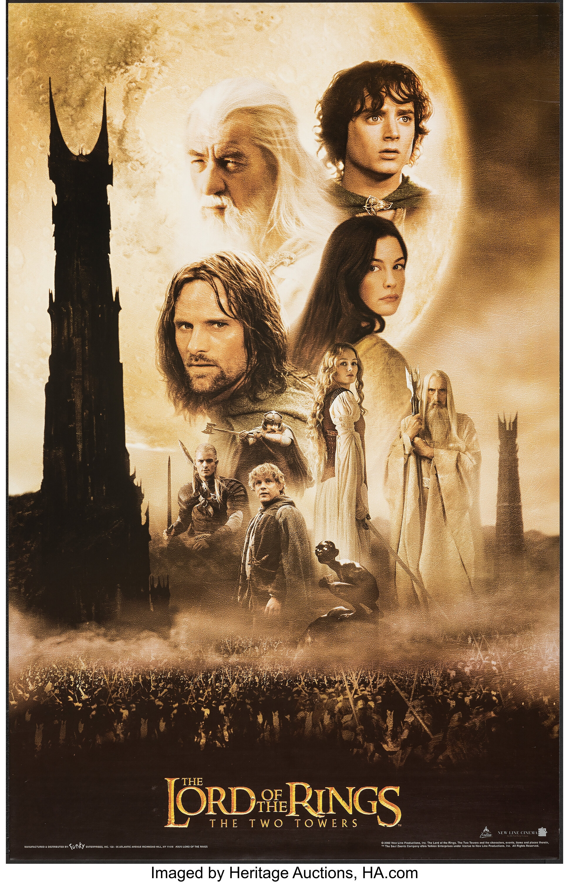 lord of the rings two towers poster