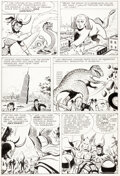 Joe Sinnott Journey into Mystery #94 Story Page 11 Original Art (Marvel, 1963).