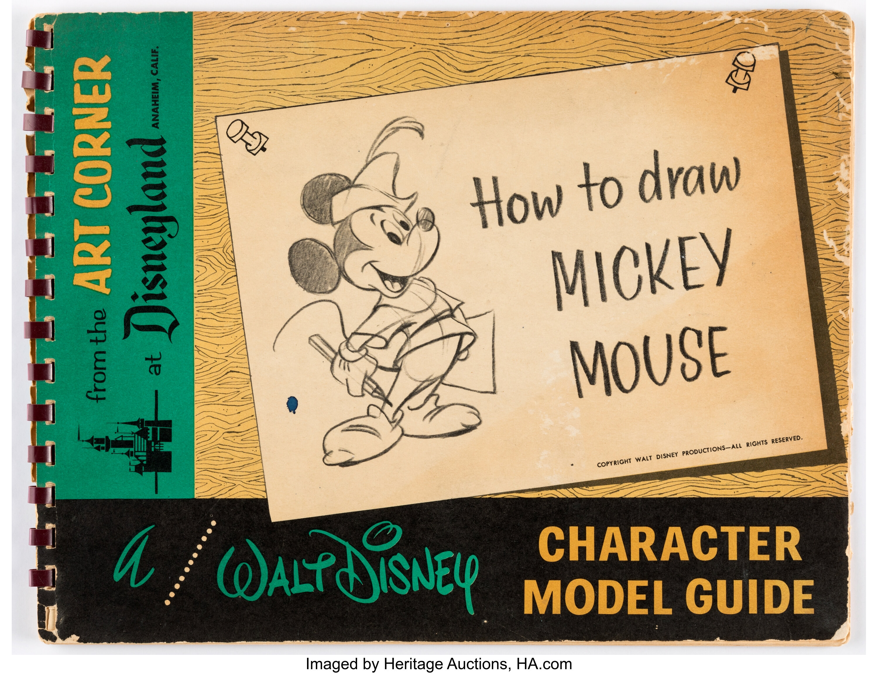 walt disney drawing mickey mouse