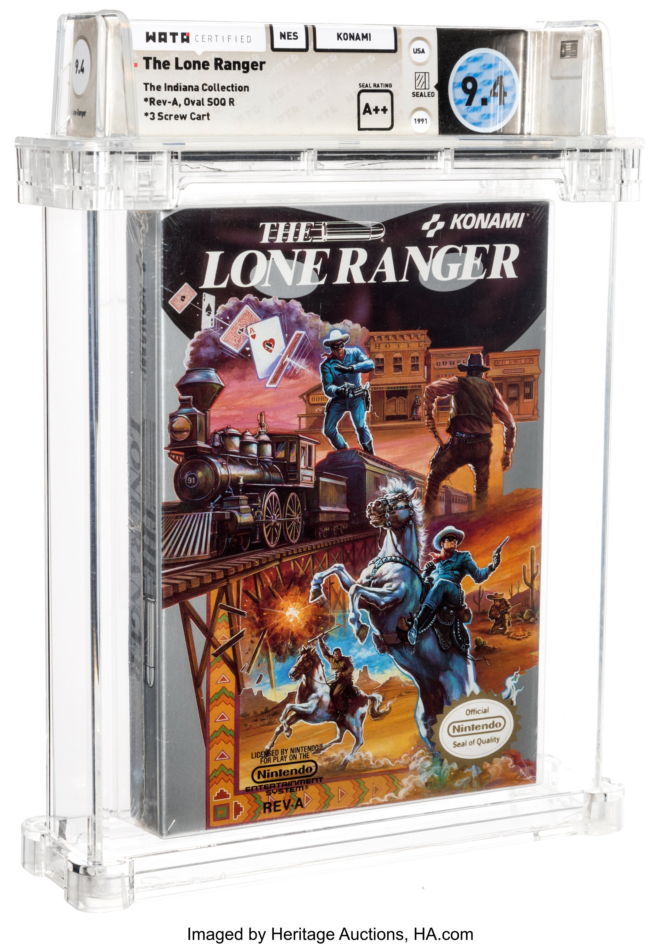 The Lone Ranger - The Indiana Collection Wata 9.4 A++ Sealed [Oval | Lot  #13884 | Heritage Auctions