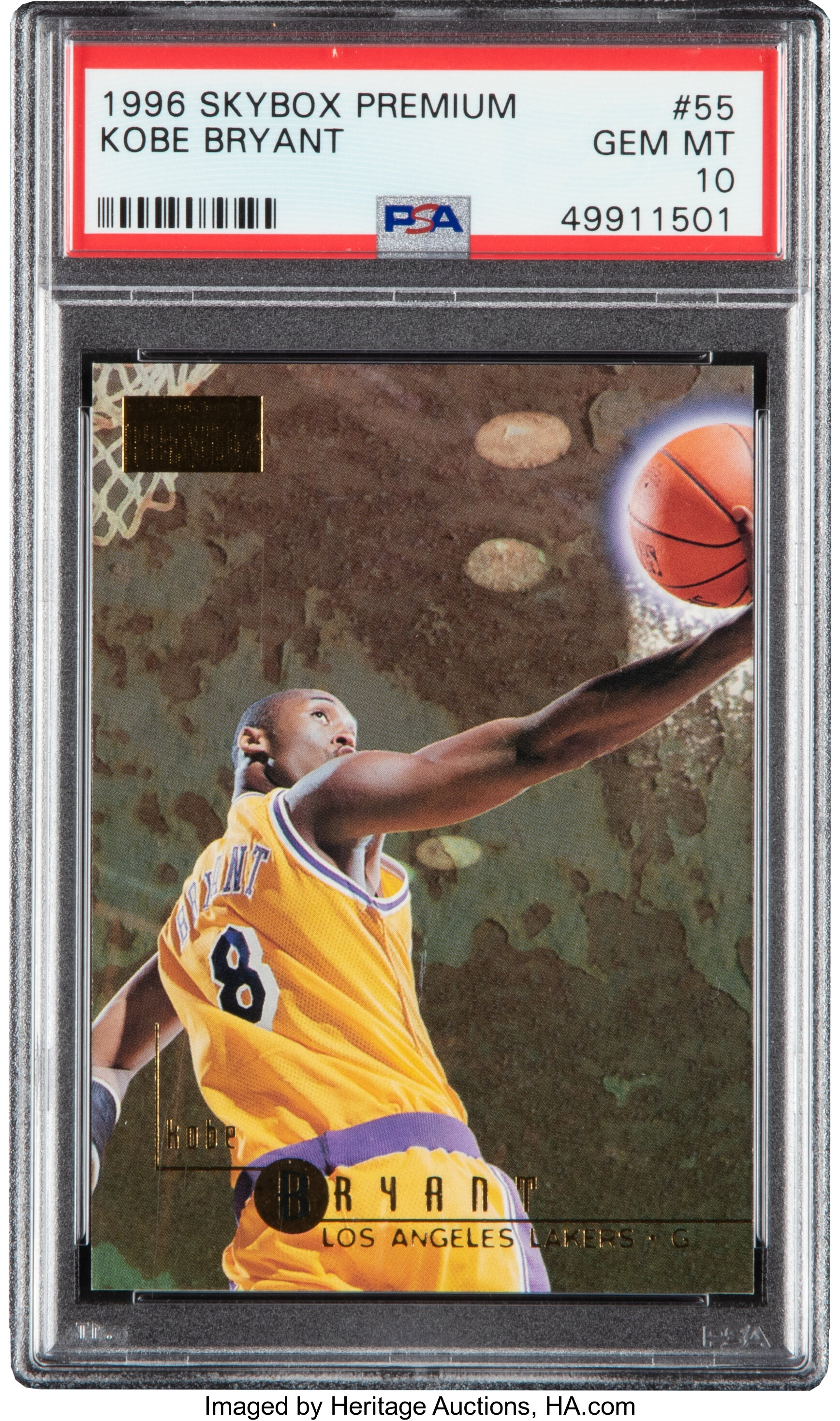 Kobe Bryant 1996-97 SKYBOX PREMIUM ROOKIE RC #55 LOS ANGELES LAKERS!