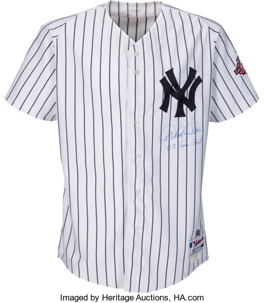 Derek Jeter 2003 Game-Used Yankees Jersey with 100th Anniversary