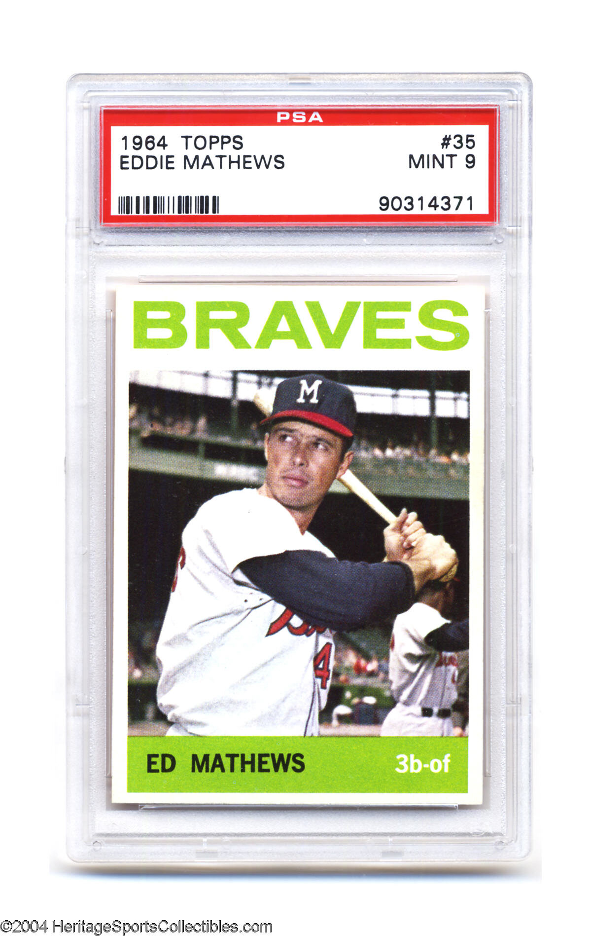 1966 Topps Eddie Mathews