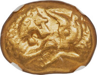 Ancients: LYDIAN KINGDOM. Croesus (ca. 561-546 BC). AV stater