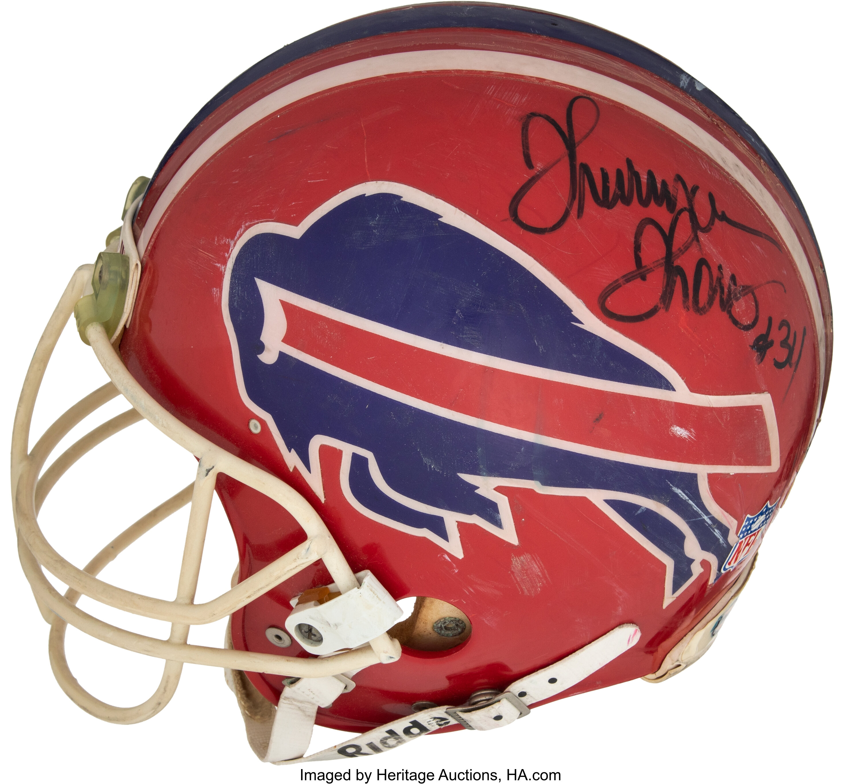 Riddell Thurman Thomas Buffalo Bills Signed Mini Helmet