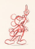 Mickey's Amateurs Mickey Mouse Animation Drawing By Fred Moore 