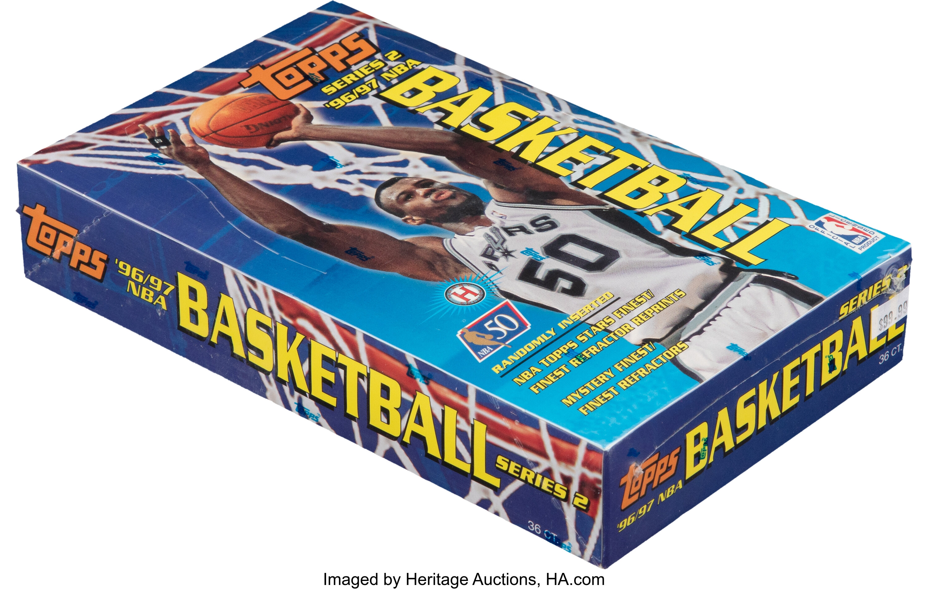 1996 Topps Basketball Series 2 Unopened Hobby Box - Kobe Bryant