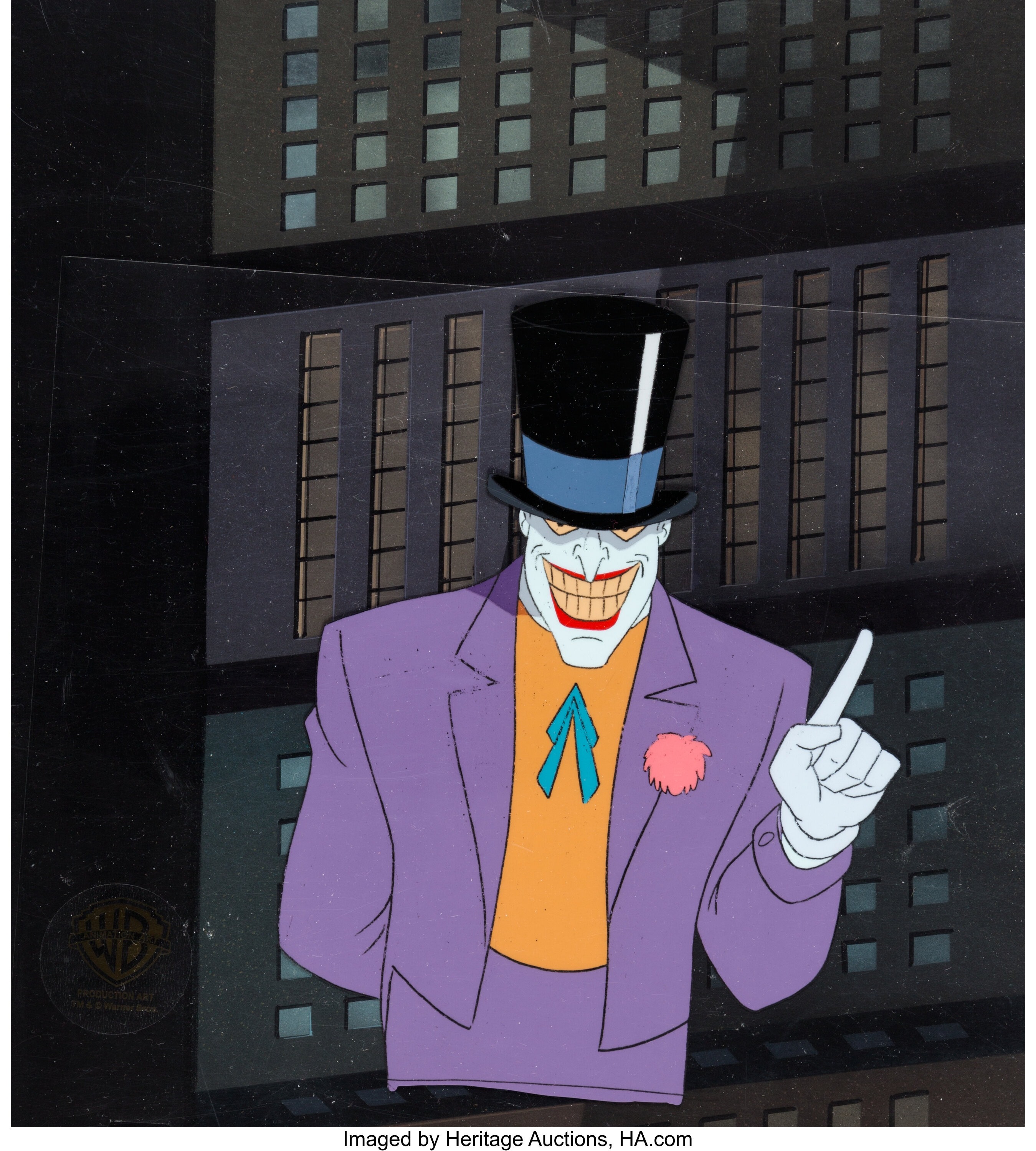Batman: The Animated Series Joker Production Cel with Master | Lot #15911 |  Heritage Auctions