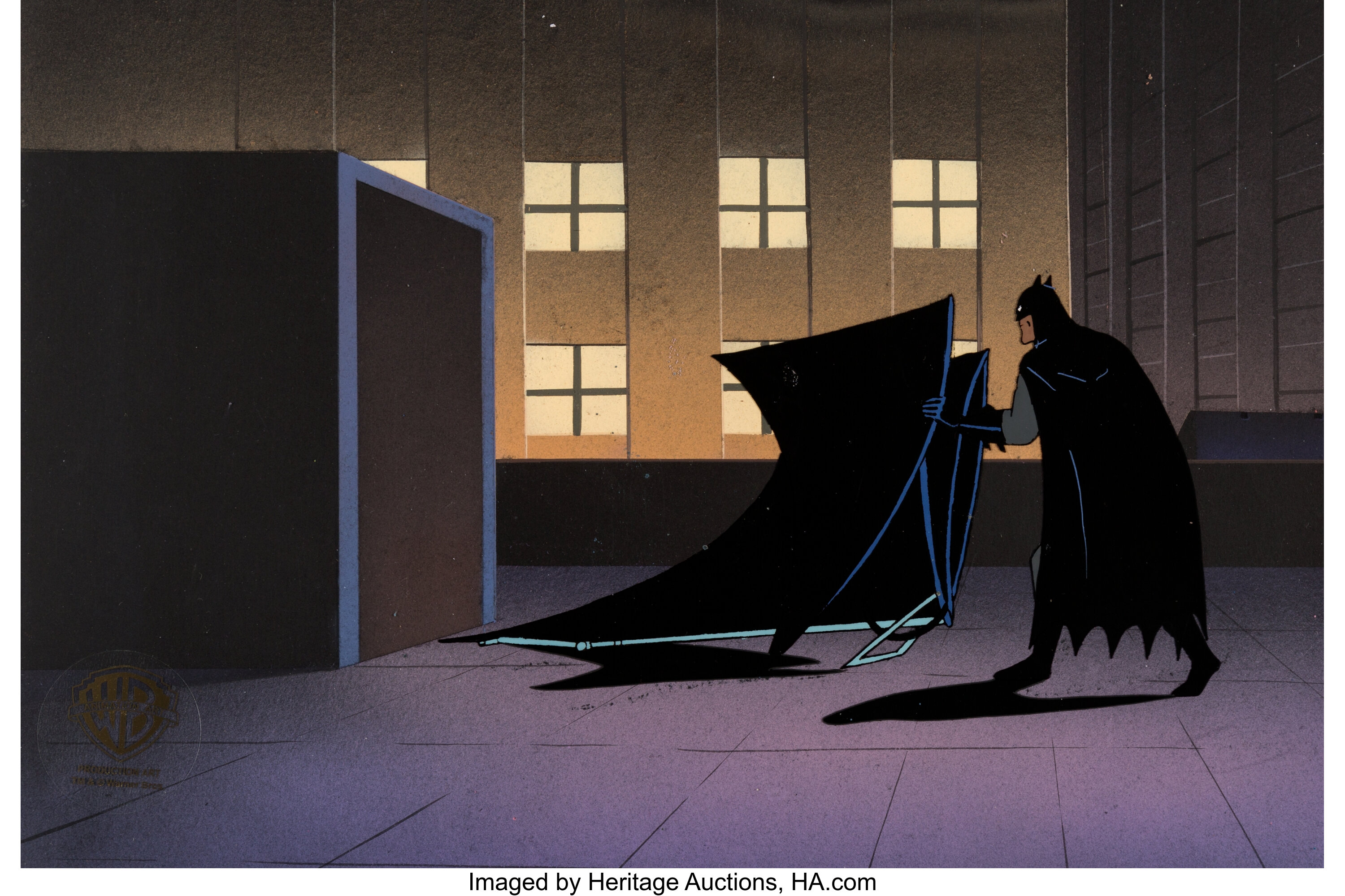 Batman: The Animated Series Batman and Bat-Glider Production Cel | Lot  #15916 | Heritage Auctions