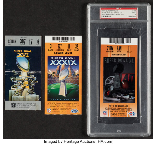 2005 NFL Pro Bowl Ticket Stub PSA 5 - Tickets From The Past