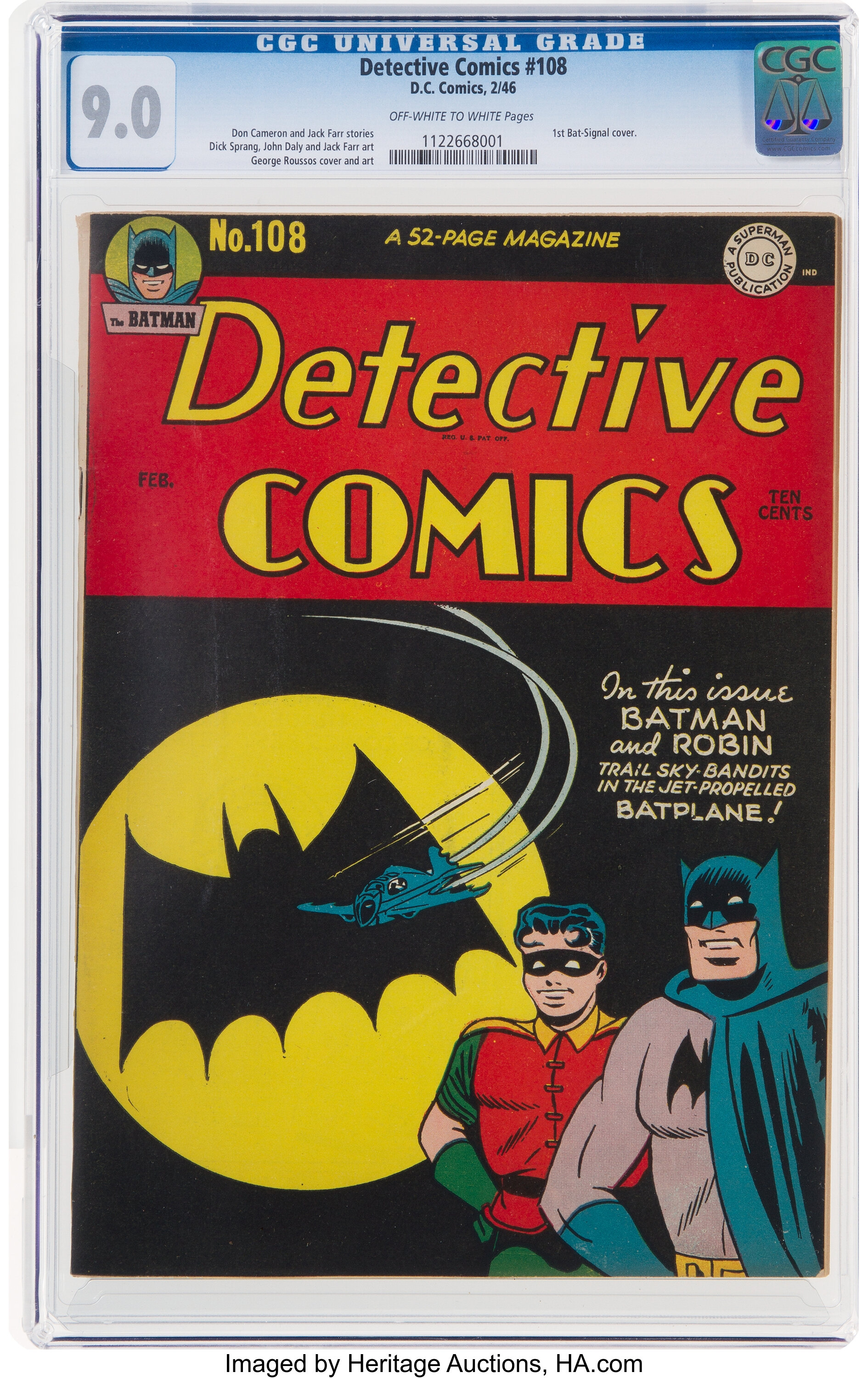 How Much Is Detective Comics #108 Worth? Browse Comic Prices | Heritage ...