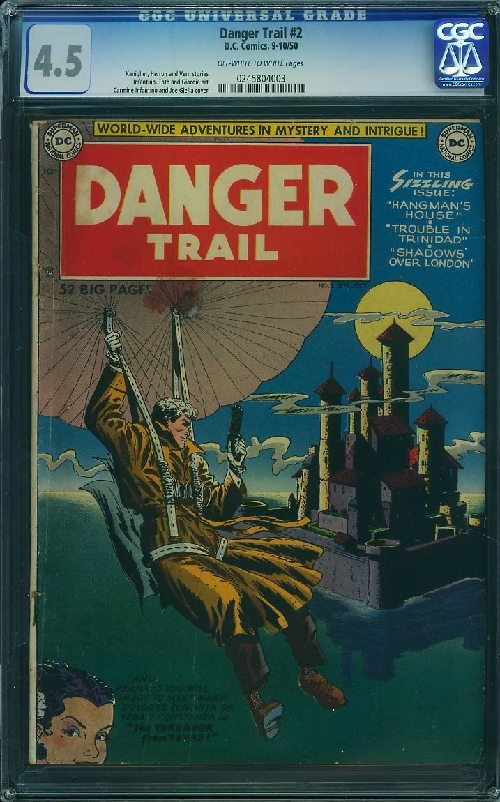 Trail (DC, 1950) CGC VG+ Off-white to white | Inv #800090290 | Heritage Auctions