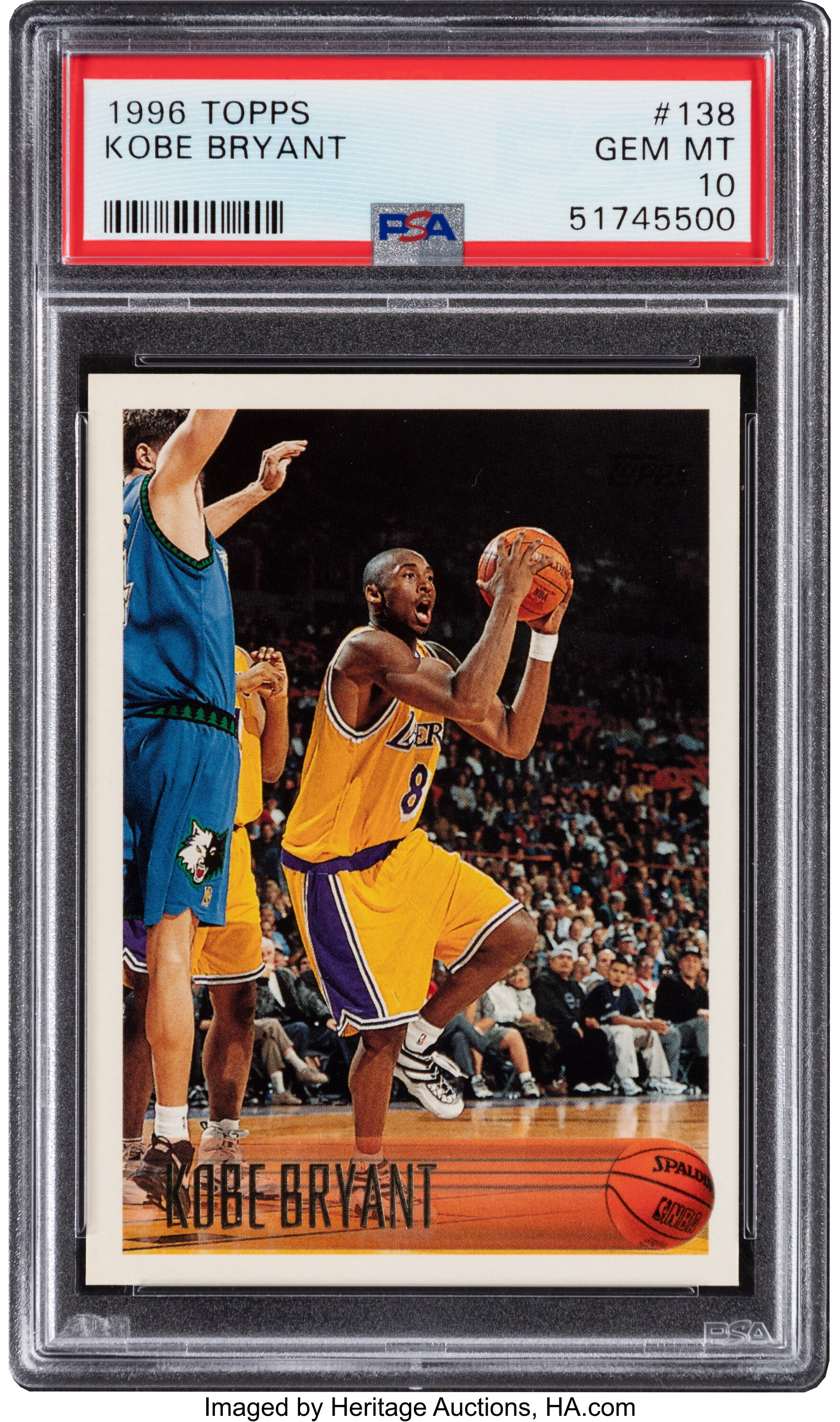 2008 Topps KOBE BRYANT PSA 10