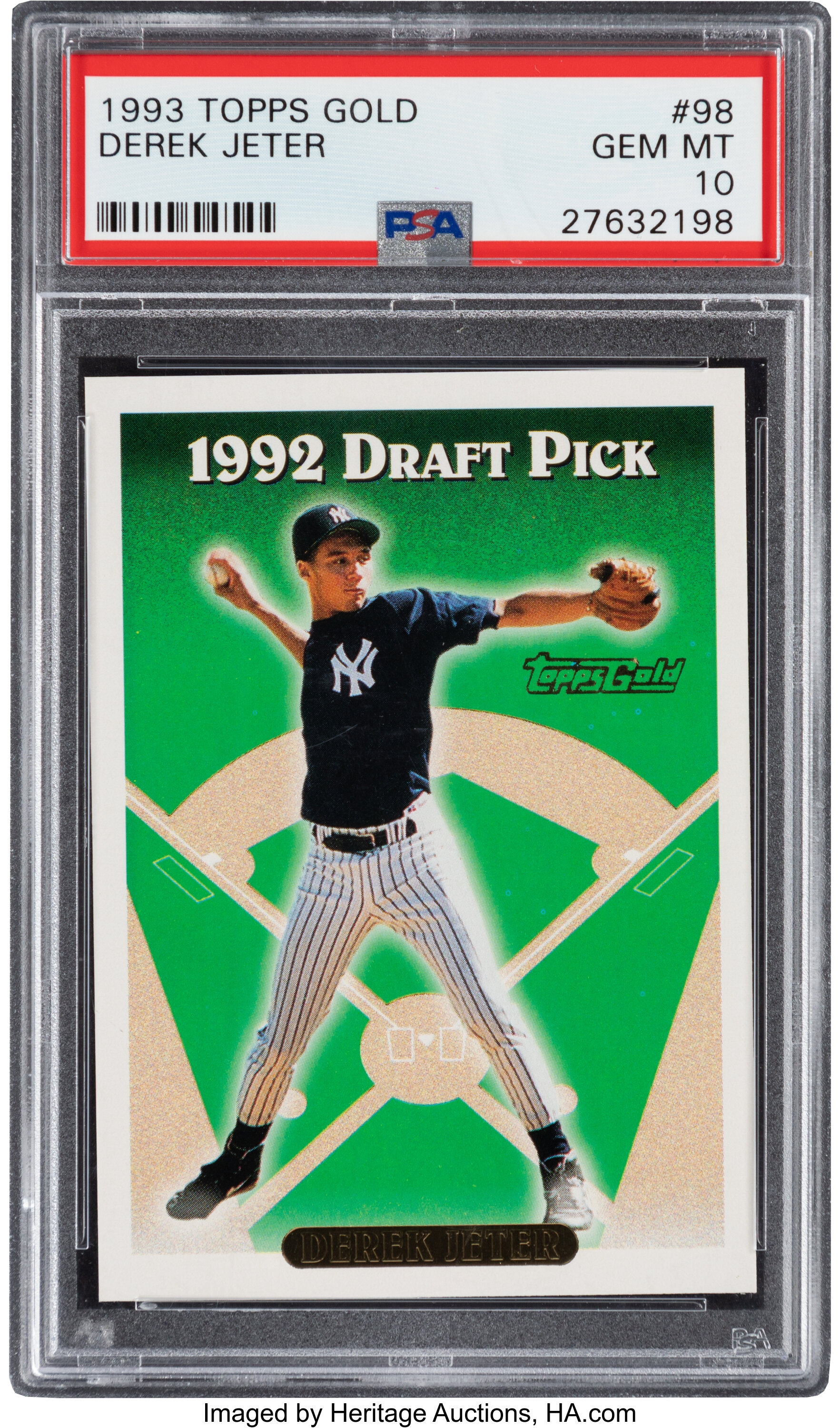  1993 Topps Baseball #98 Derek Jeter Rookie Card