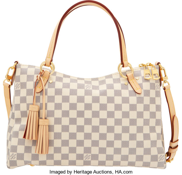 Louis Vuitton Lymington Tote Damier Azur in Coated Canvas with