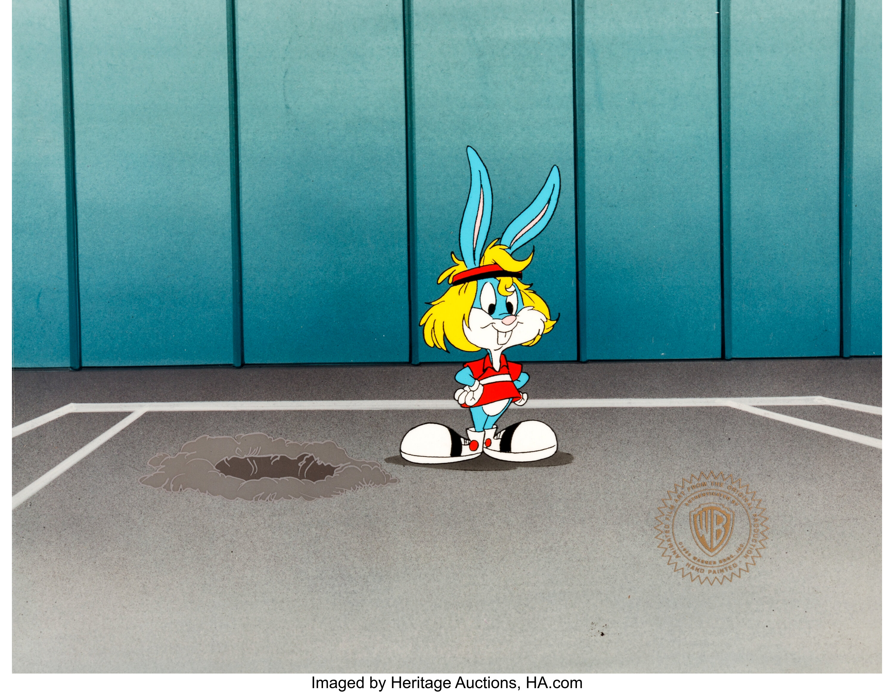 Tiny Toons Adventures-Original Production Cel-Buster/Bugs Bunny-Life In The  90s