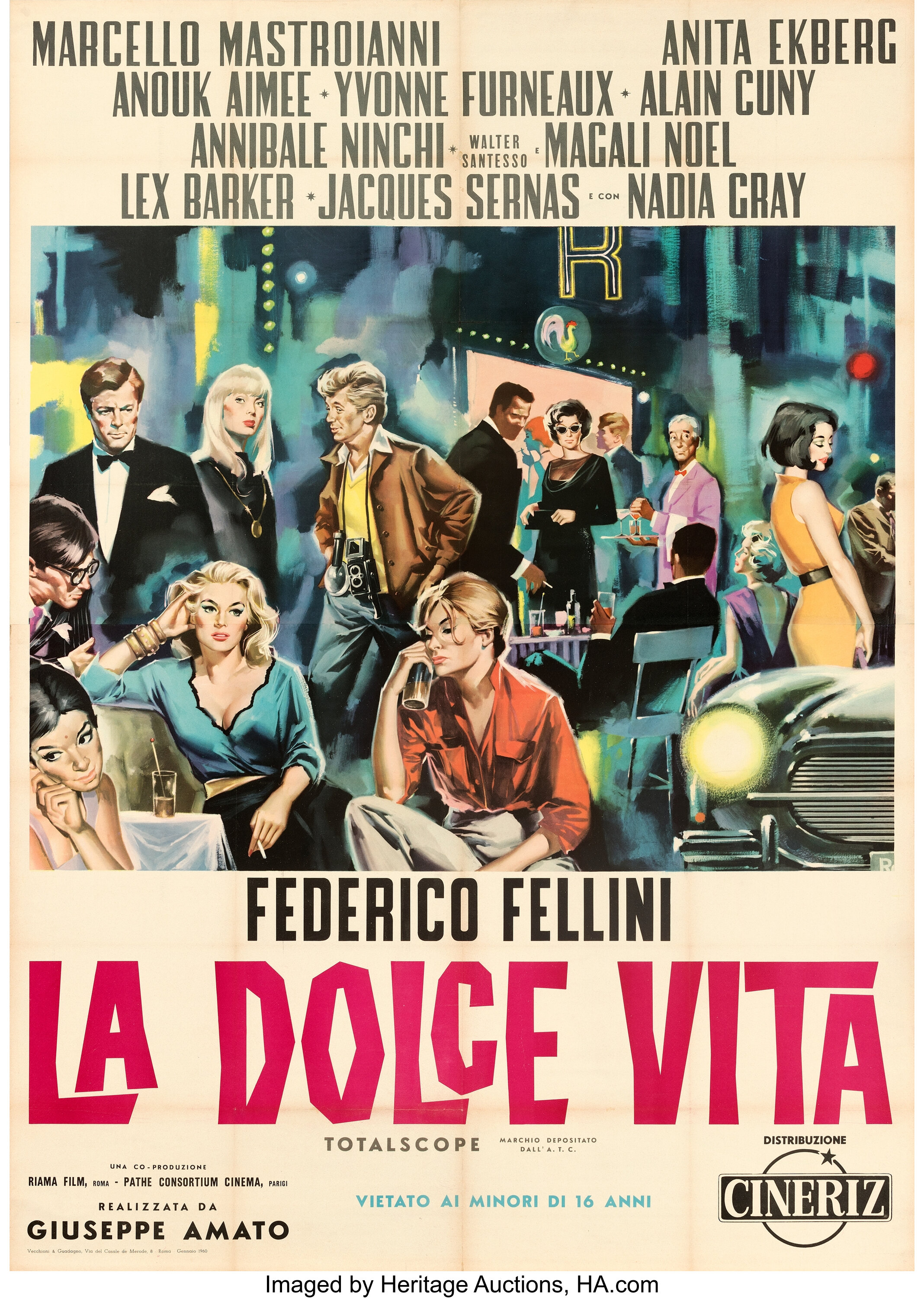 Cinema Style File--1960s Italian Style in Frederico Fellini's LA