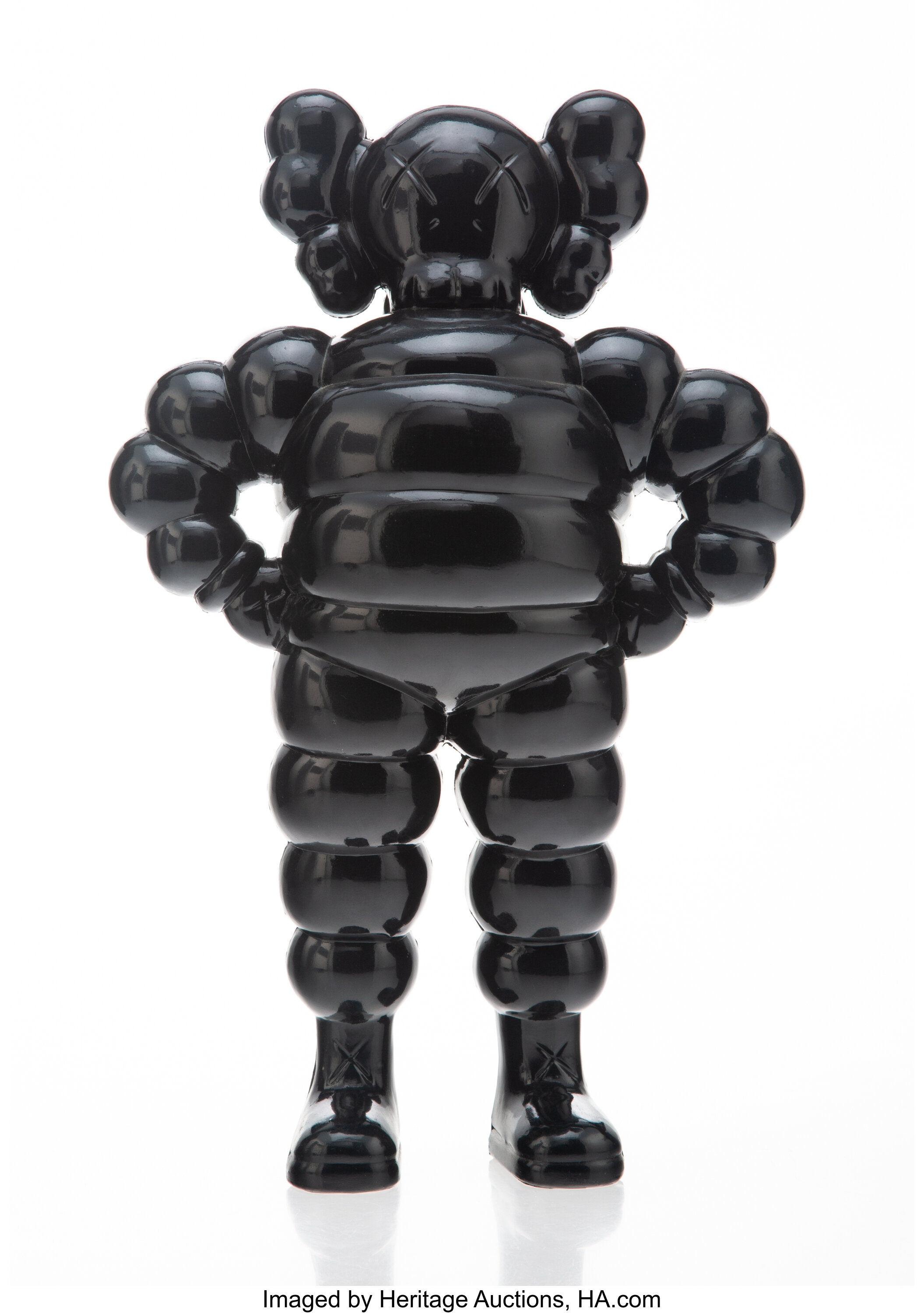 Kaws B 1974 Chum Black 02 Cast Resin 12 5 8 X 8 1 4 X Lot Heritage Auctions