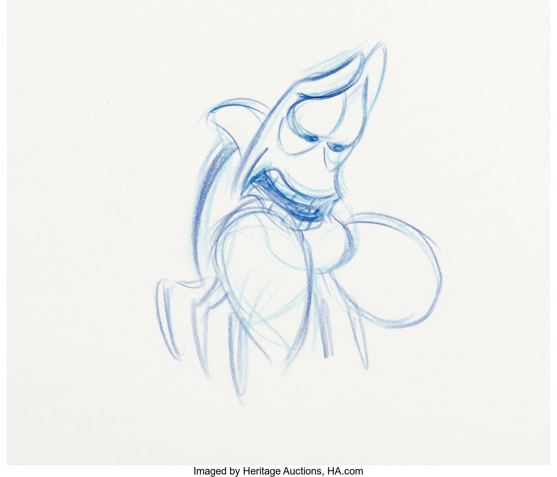 little mermaid sebastian drawing