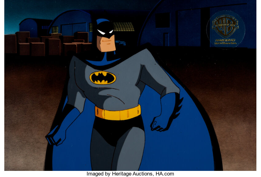 Batman: The Animated Series Batman Production Cel (Warner Brothers, | Lot  #11572 | Heritage Auctions