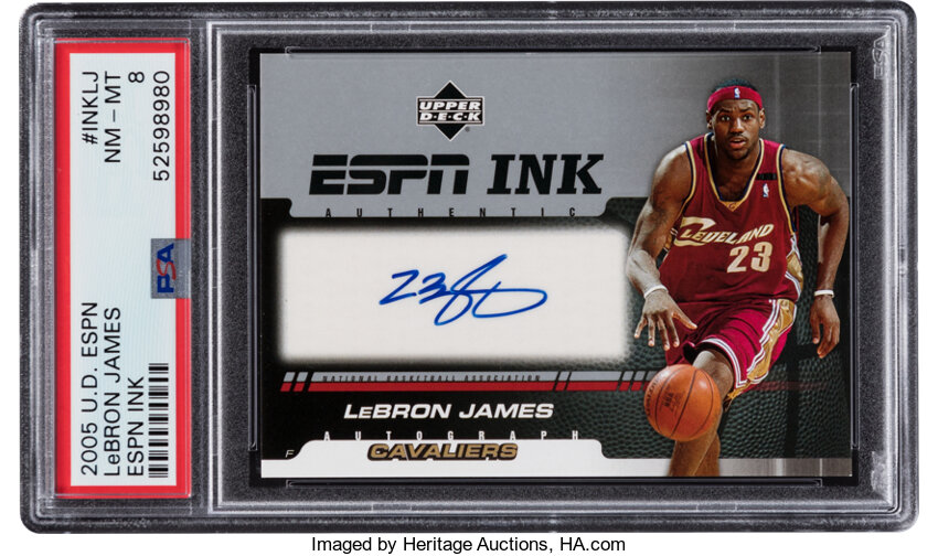 LeBron James Cleveland Cavaliers Autographed Blue Reebok 2005 All-Star Game  Jersey with Embroidered Stats - #22 of a Limited Edition of 123 - Upper Deck