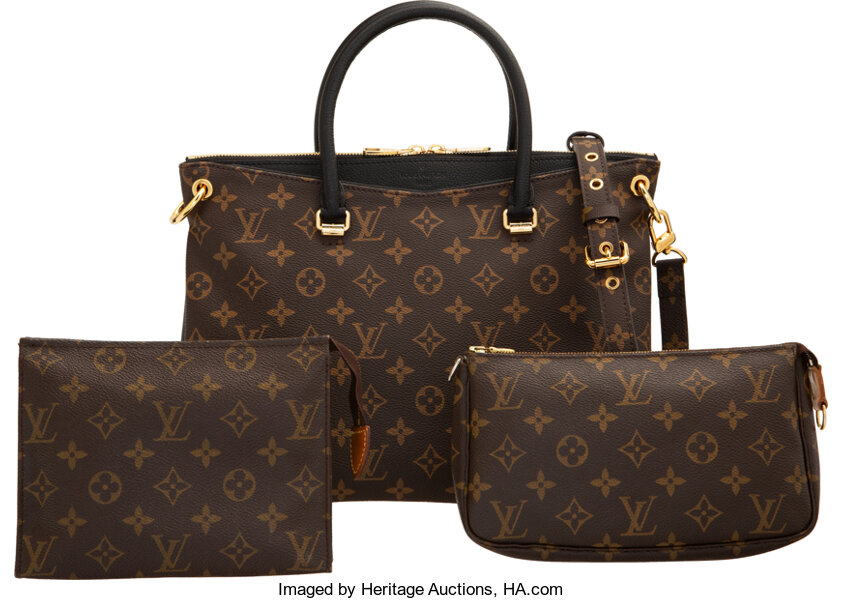 Louis Vuitton Set of Three: Pallas Bag and Pouches. Condition: 3 ., Lot  #15214