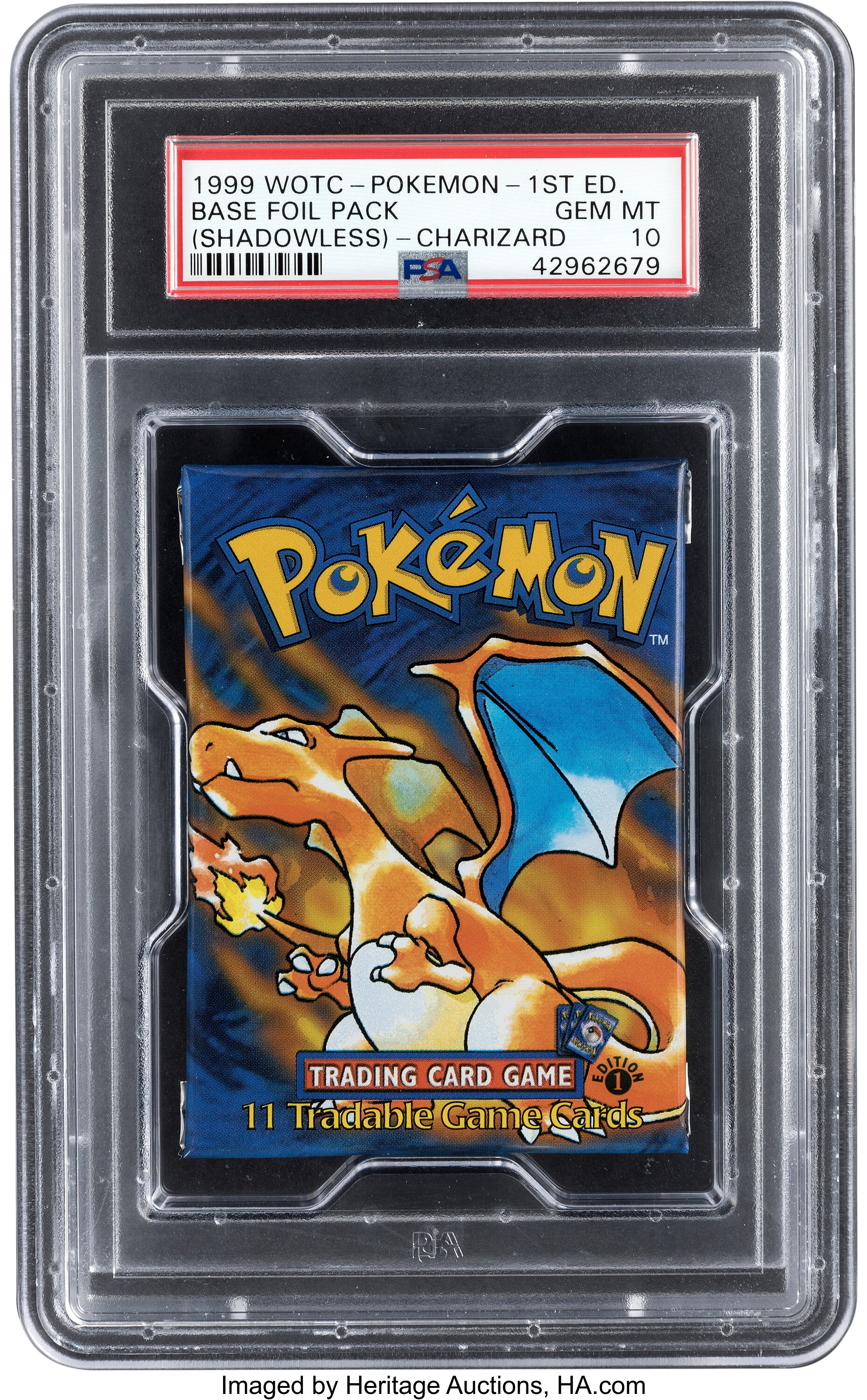 Pokémon First Edition Base Set "Charizard" Sealed Booster Pack Lot