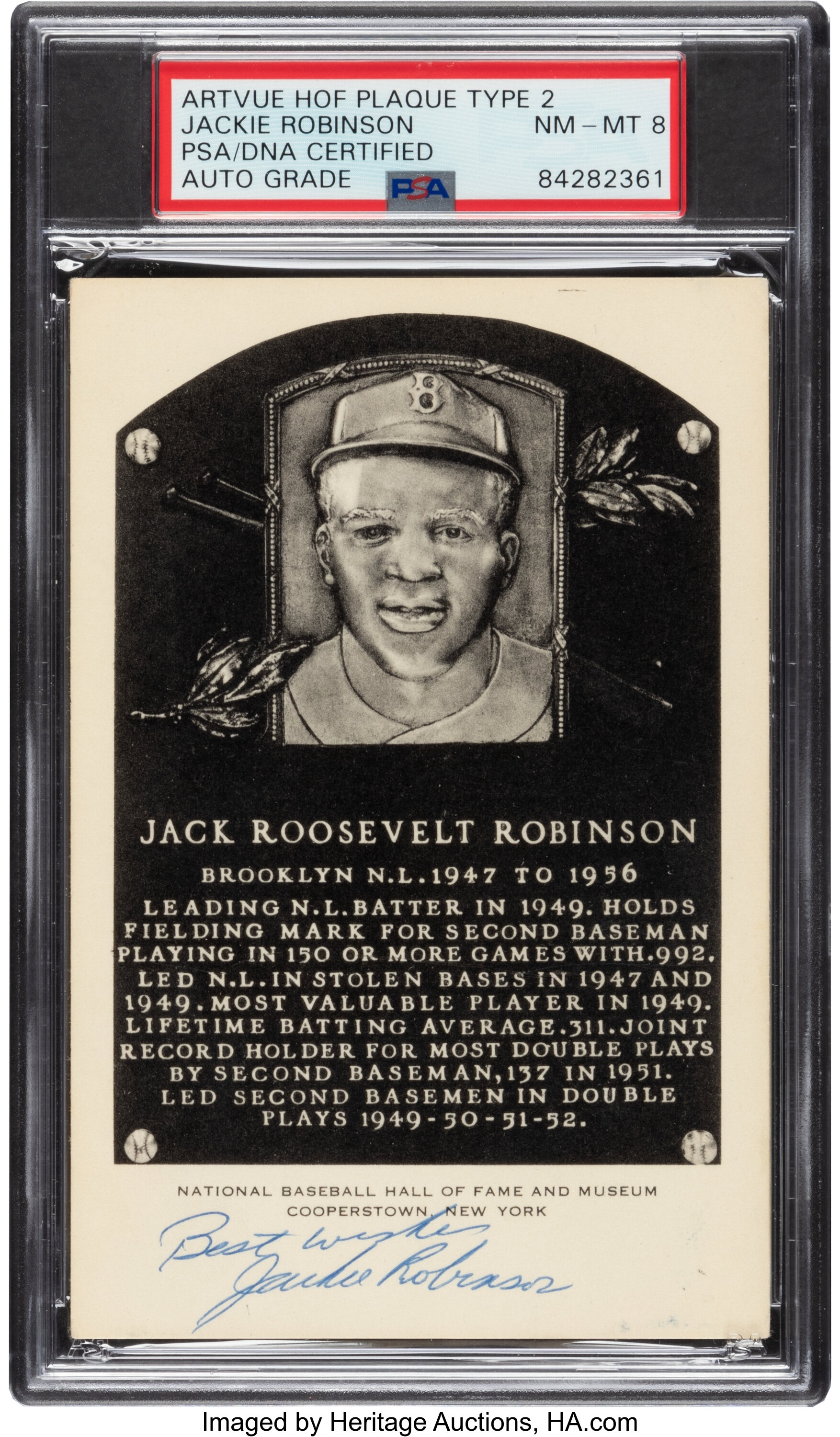 National Baseball Hall of Fame and Museum ⚾ on X: At his request, Jackie  Robinson's original plaque made no mention of his contributions beyond the  field. #Jackie42  / X