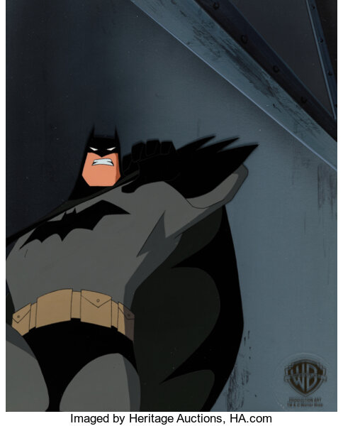 The New Batman Adventures Batman Production Cel with Master | Lot #15758 |  Heritage Auctions