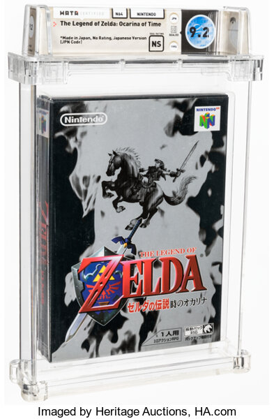 The Legend of Zelda: Ocarina of Time - Wata 8.0 A+ Sealed [PAL, Lot #67058