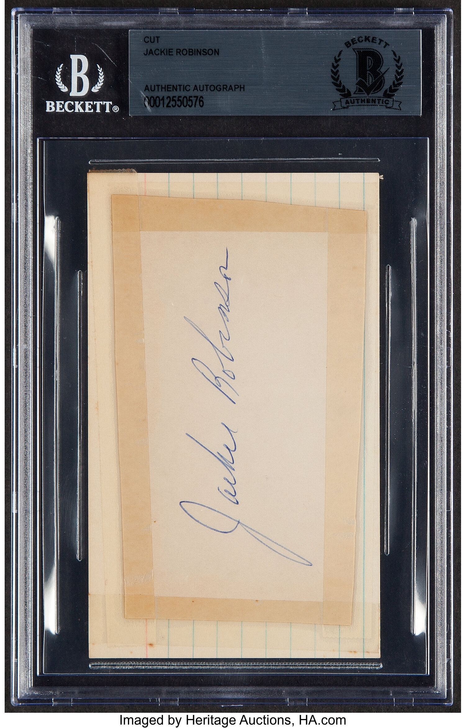 JACKIE ROBINSON & 25+ Others * Beckett BAS * Autograph Cut Signature Signed