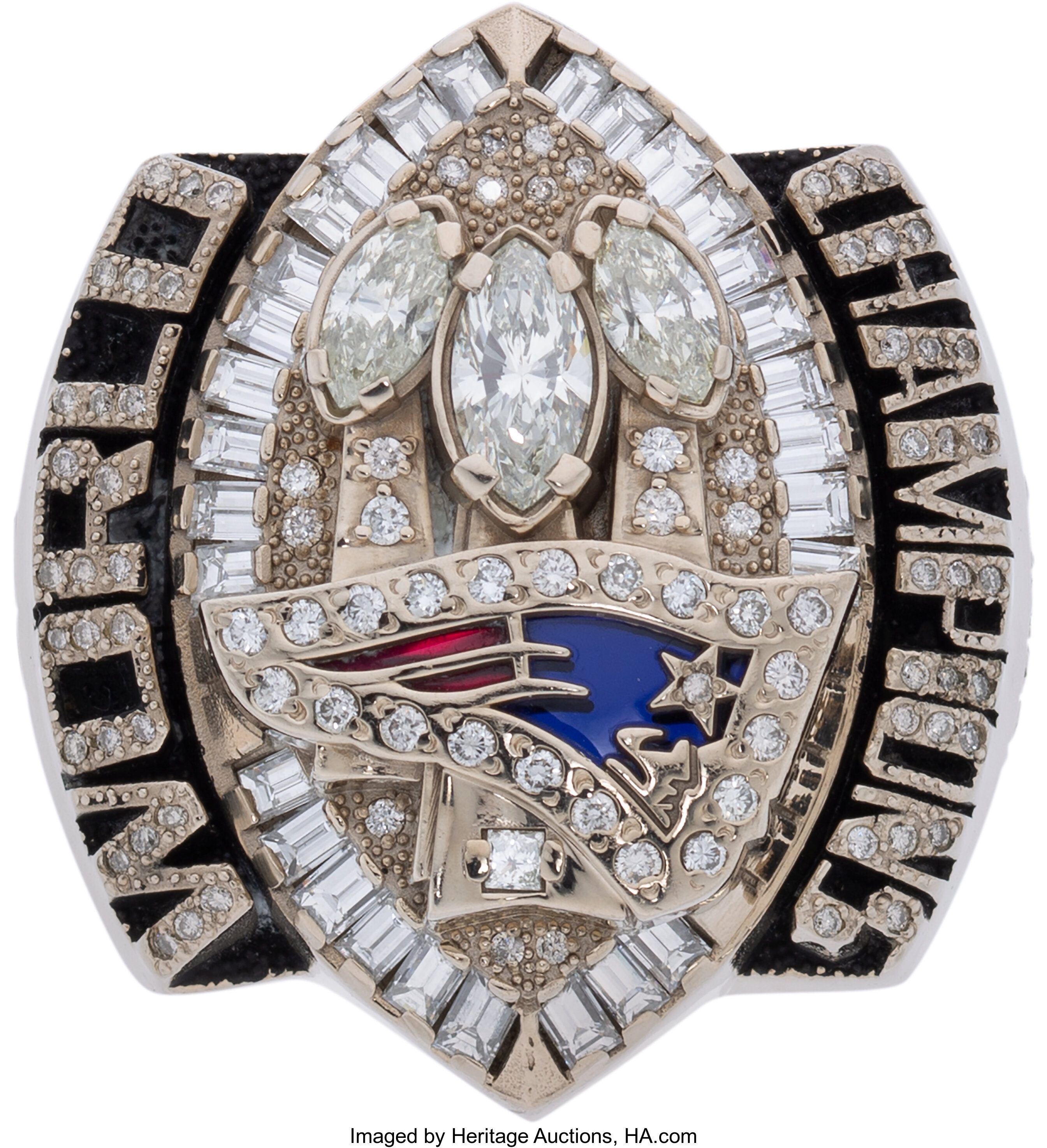 2004 New England Patriots Super Bowl XXXIX Championship Ring, Lot #50110