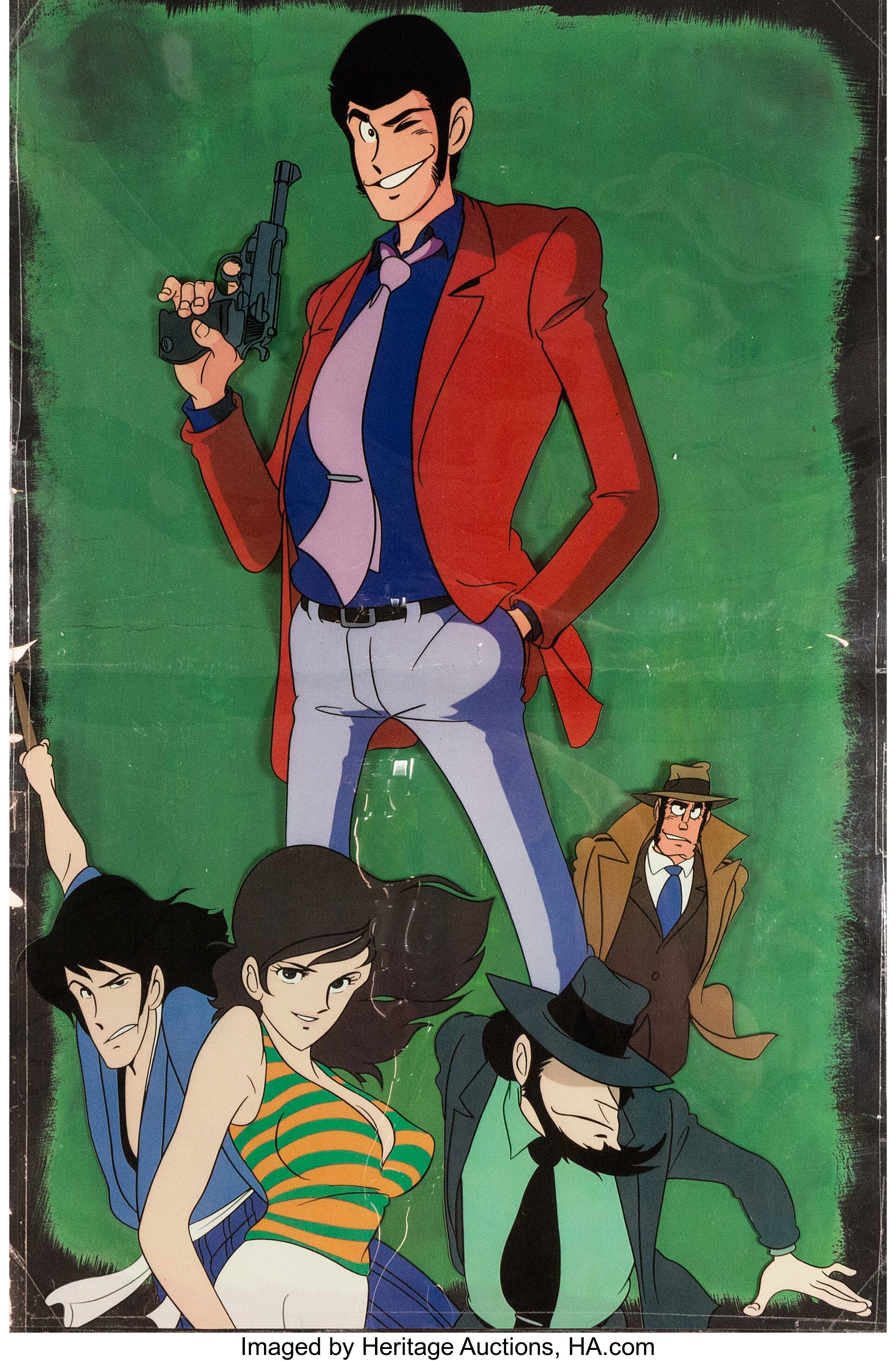Kato Kazuhiko Lupin III / Rupan Sansei Super Hanken Up Cellulo de | Lot  #51180 | Heritage Auctions