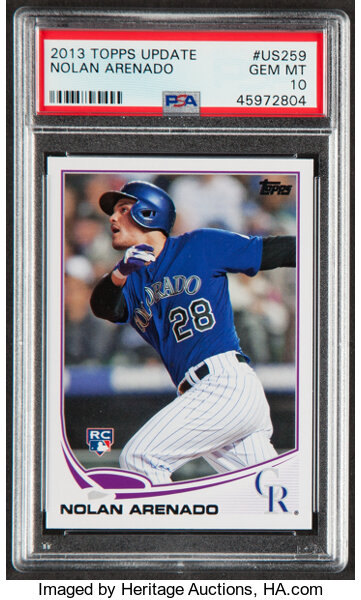 Sold at Auction: 2013 Topps Chrome NOLAN ARENADO Rookie Auto Card