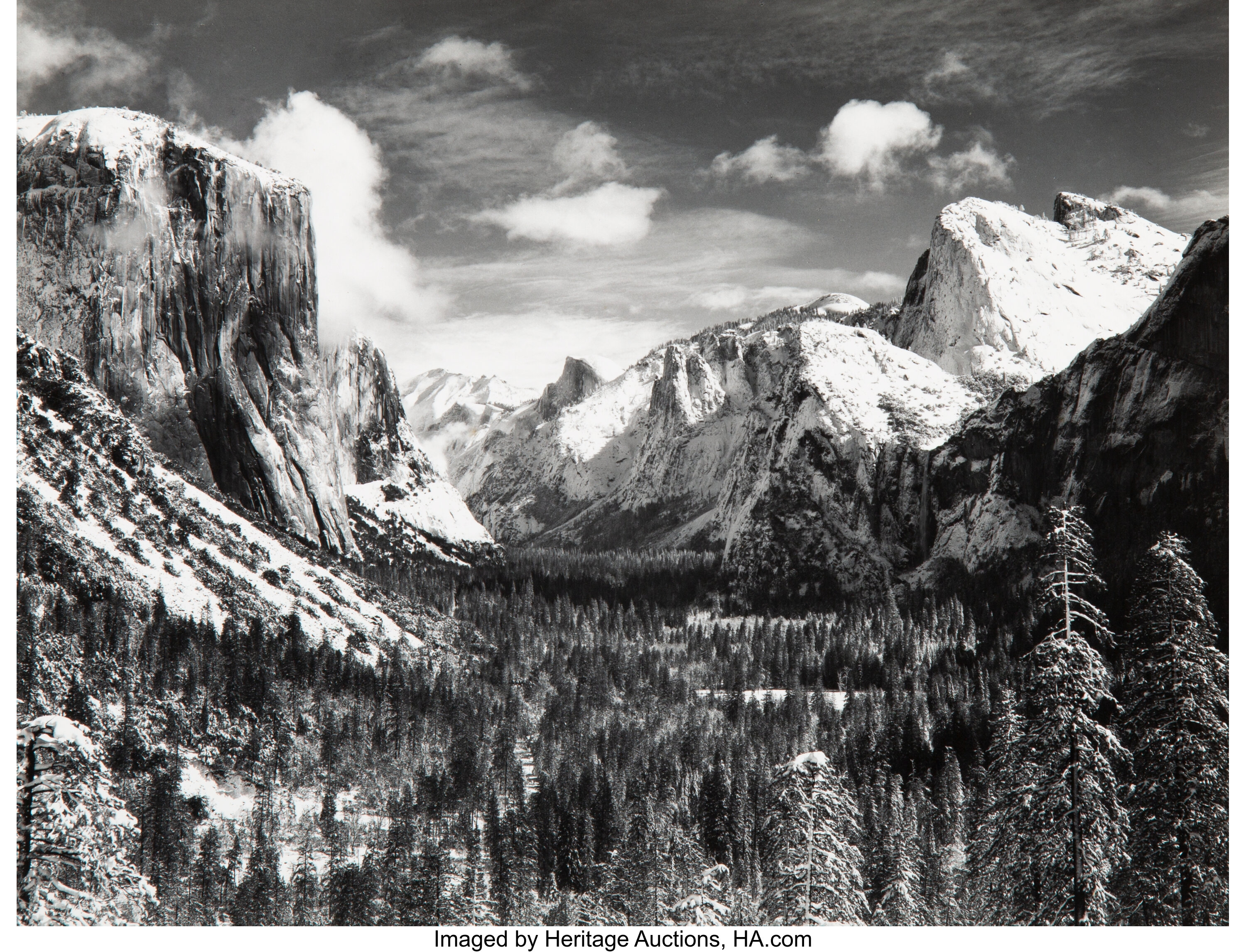 Ansel Adams (American, 1902-1984). Yosemite Valley from
