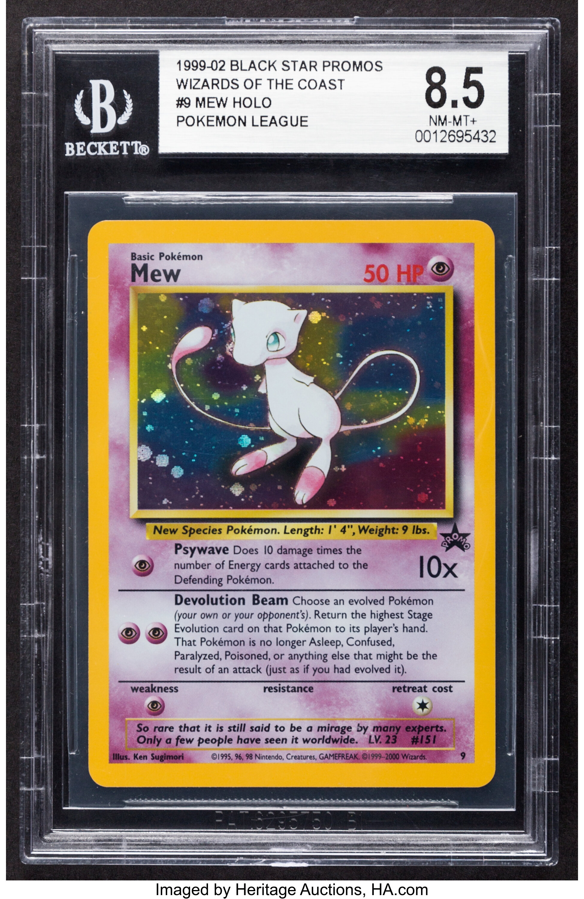 Details about   Mew Black Star Promo #8 Pokemon Card LP 