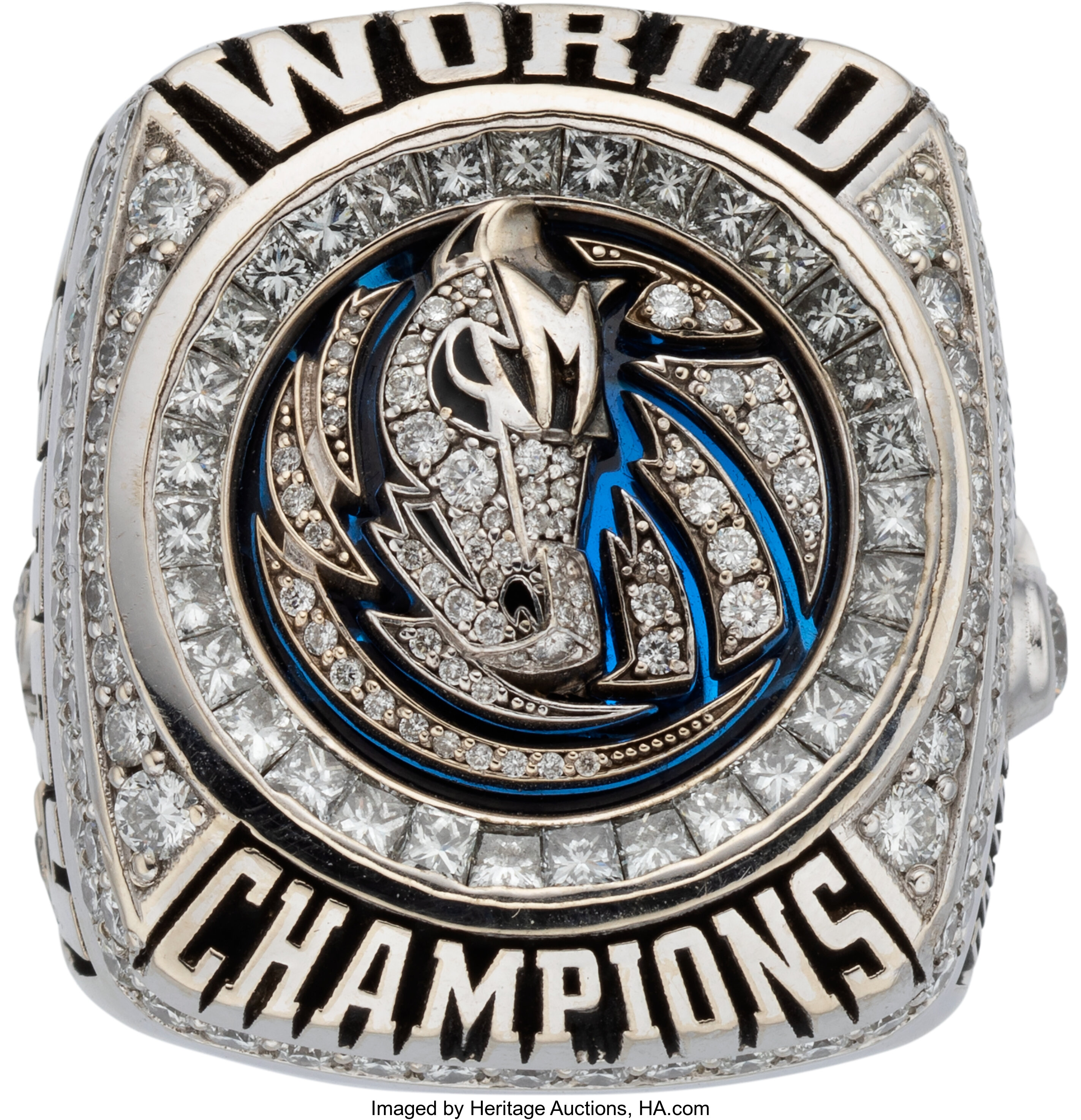 2011 Dallas Mavericks NBA Championship Ring Presented to Point, Lot #80114