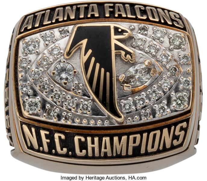 NFC 1998 Atlanta Falcons Championship Replica Ring