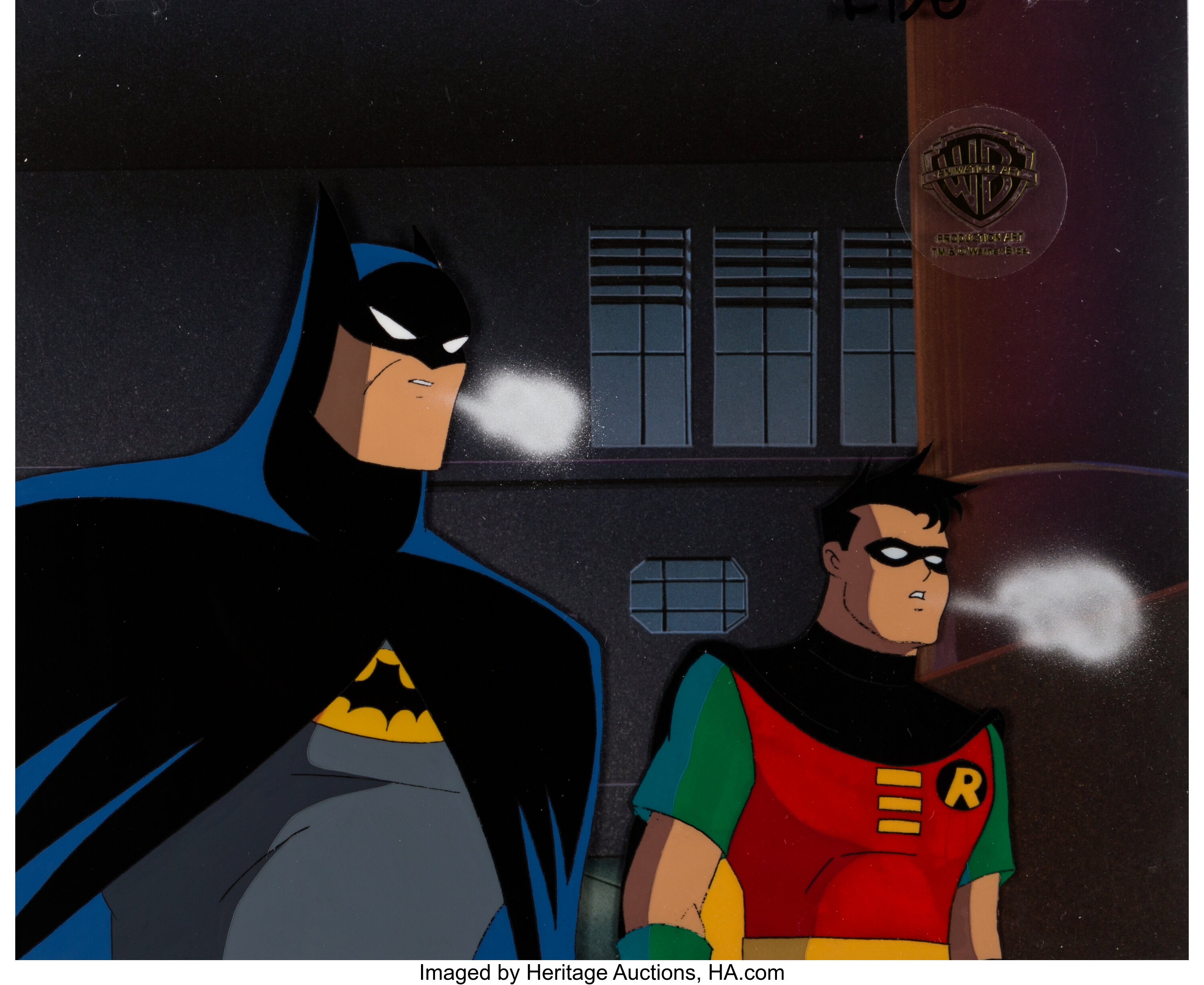 Batman: The Animated Series Batman and Robin Production Cel Setup | Lot  #11911 | Heritage Auctions