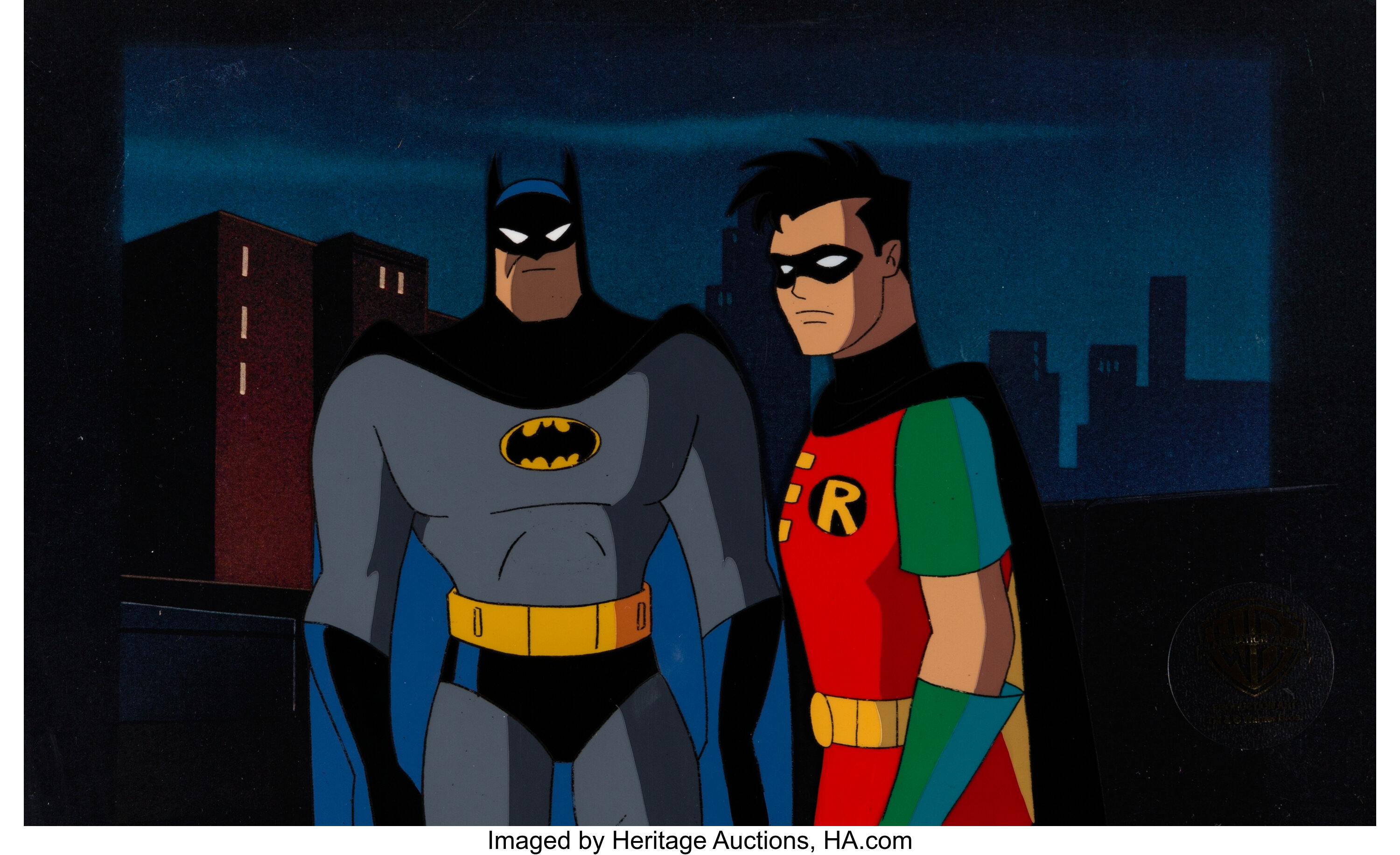 Batman: The Animated Series Batman and Robin Production Cel (Warner | Lot  #11912 | Heritage Auctions