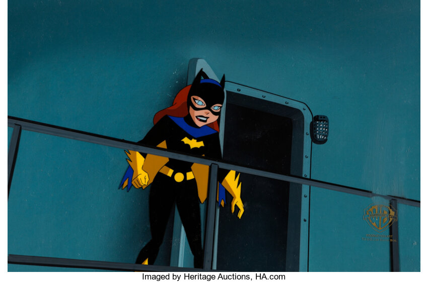 The New Batman Adventures Batgirl Production Cel Setup with Master | Lot  #11920 | Heritage Auctions