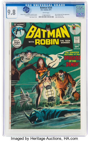 Batman #235 (DC, 1971) CGC NM/MT  White pages.... Bronze Age | Lot  #11116 | Heritage Auctions