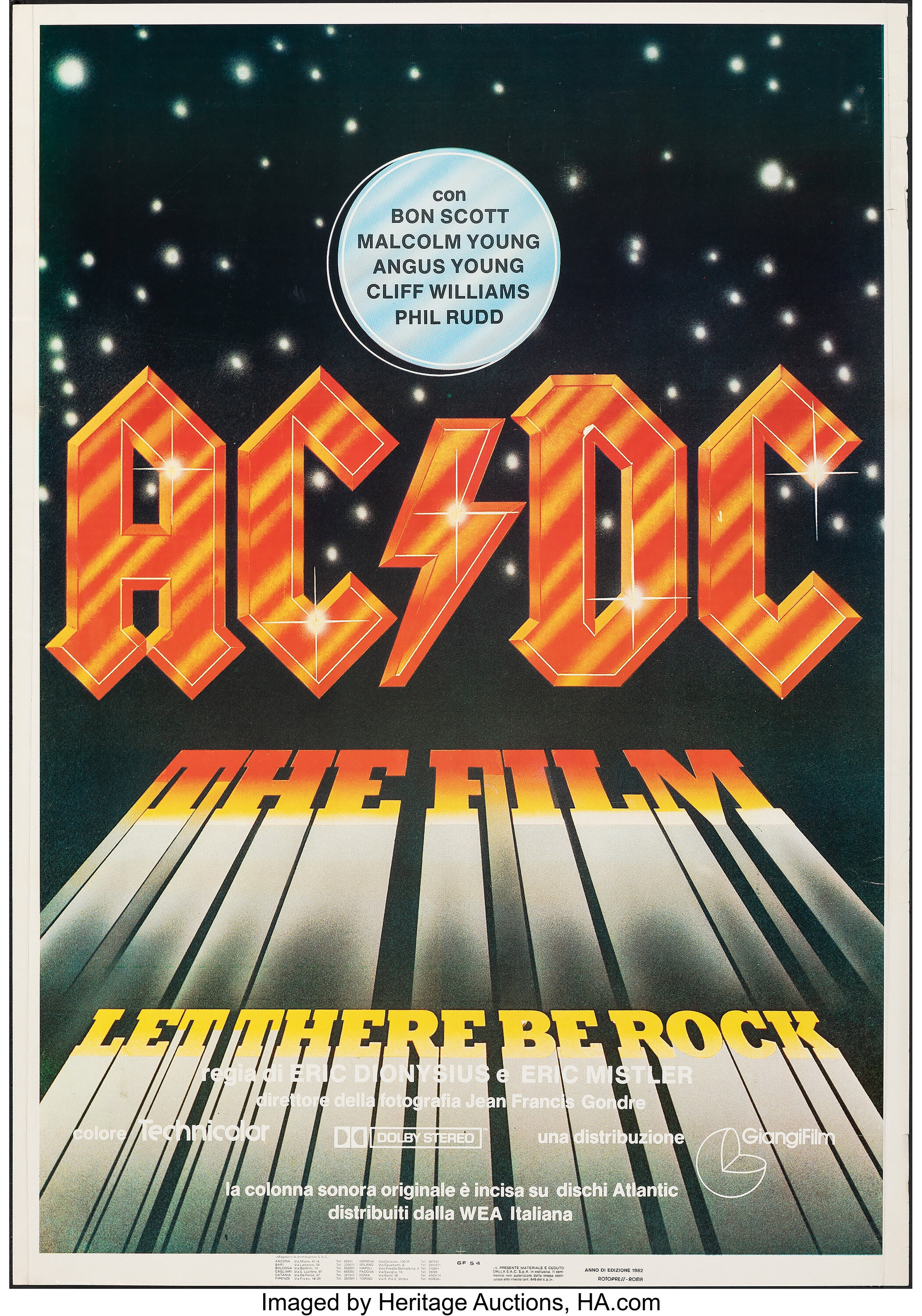 AC/DC: Let There Be Rock 1980). Rolled, Very | Lot #55011 | Auctions