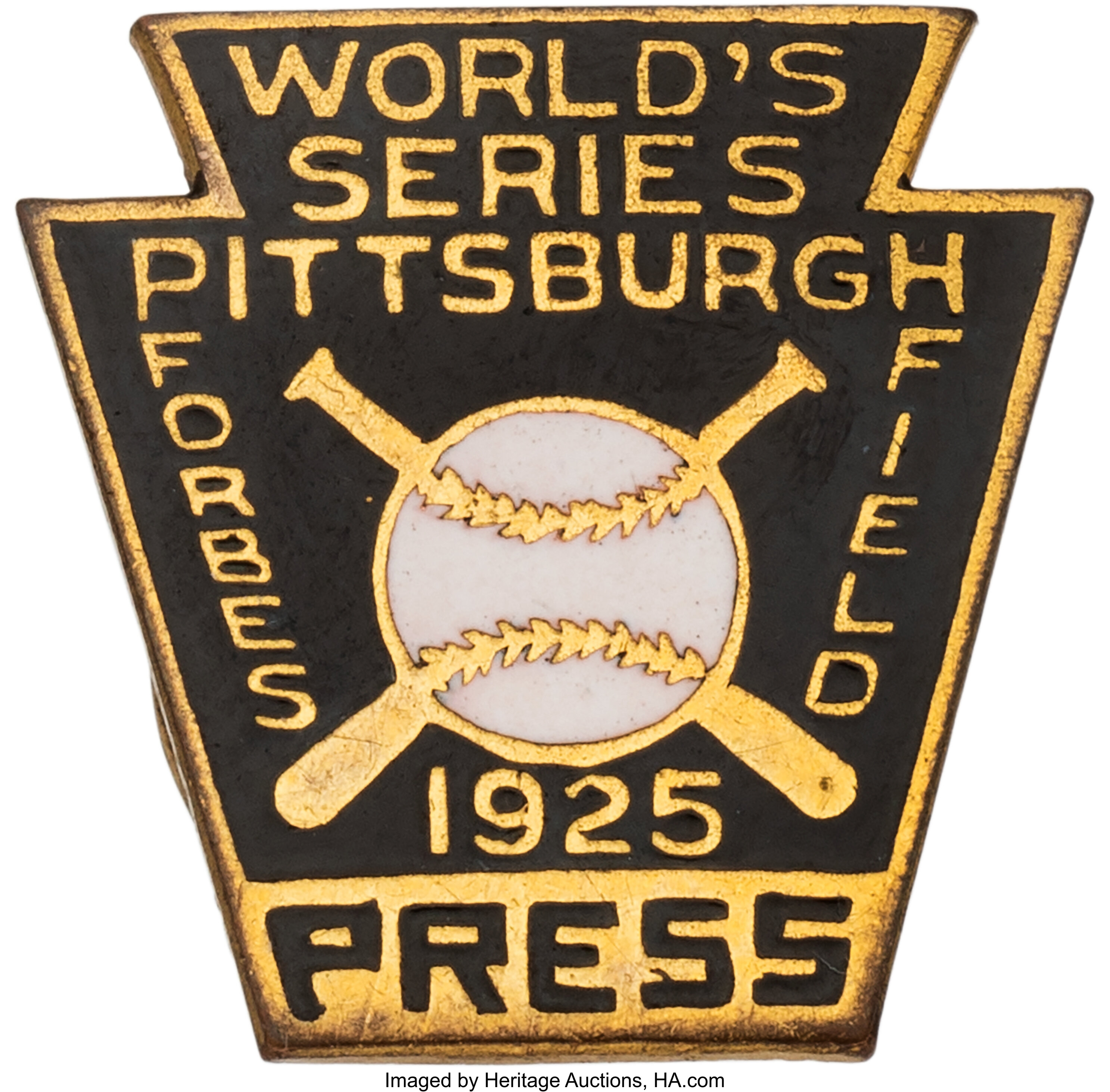 1925 World Series Press Pin (Pittsburgh Pirates). Baseball