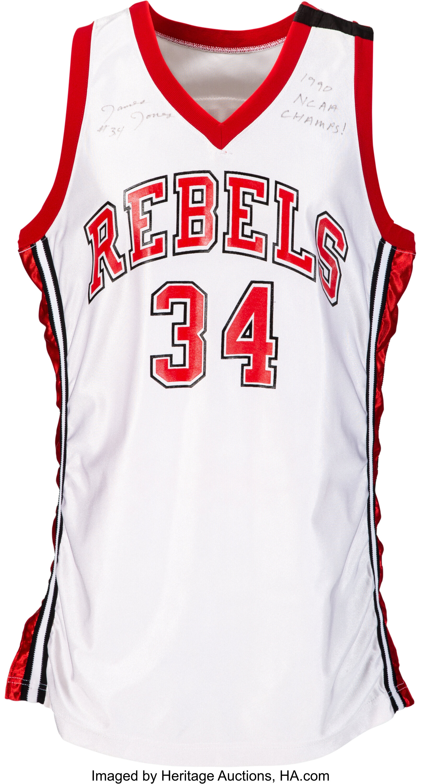 Russell Athletic UNLV Runnin Rebels NCAA Game Worn Football Team Jersey