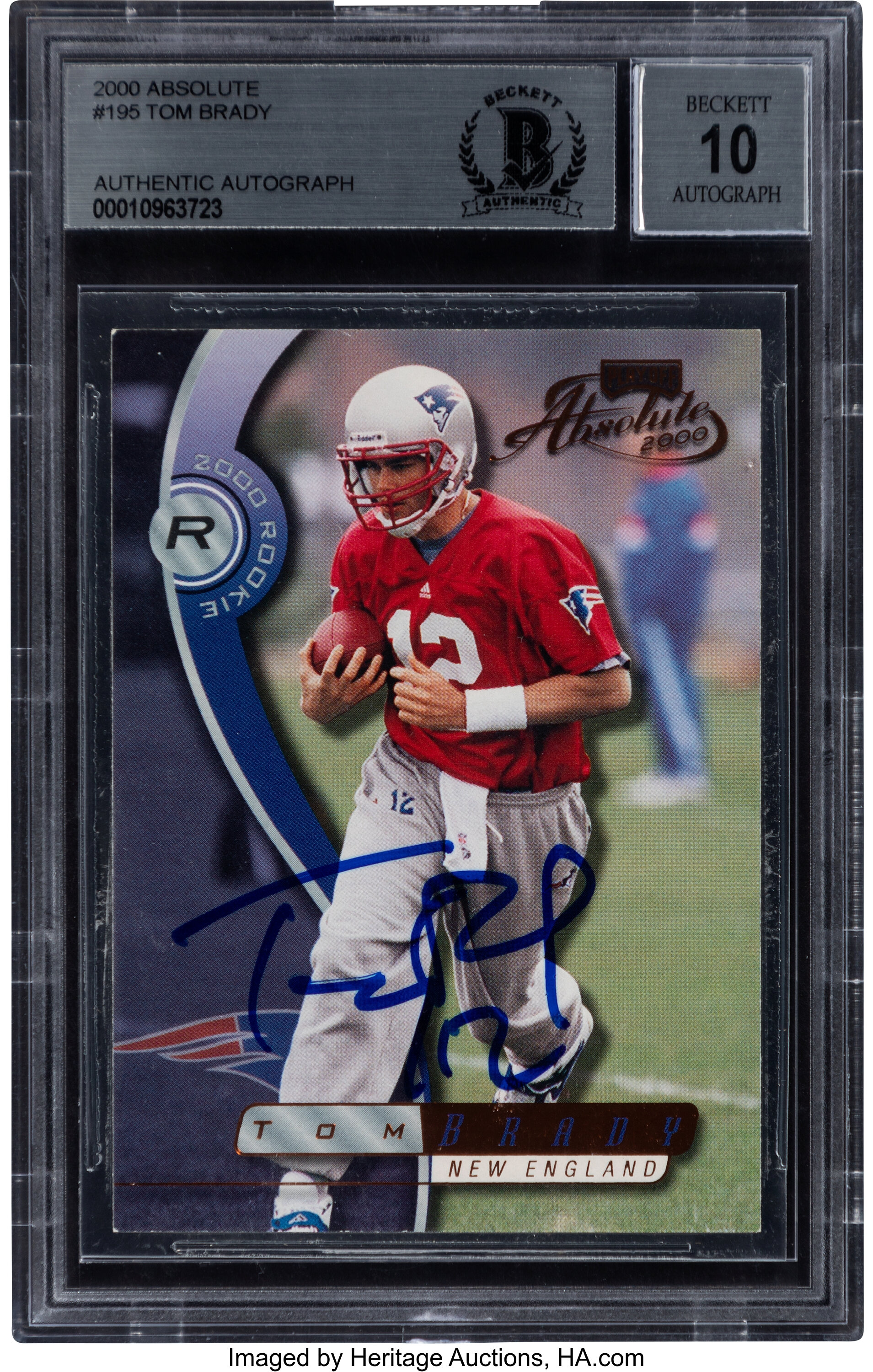 Lot Detail - 2000 Bowman Chrome Refractors #236 Tom Brady Rookie Card - BGS  NM-MT+ 8.5